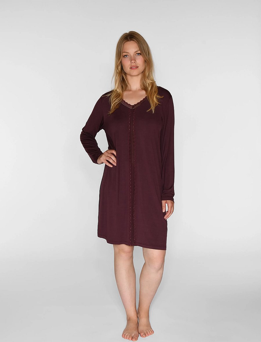CCDK Copenhagen - Jacqueline Longsleeved Dress - Öösärgid - fudge - 0