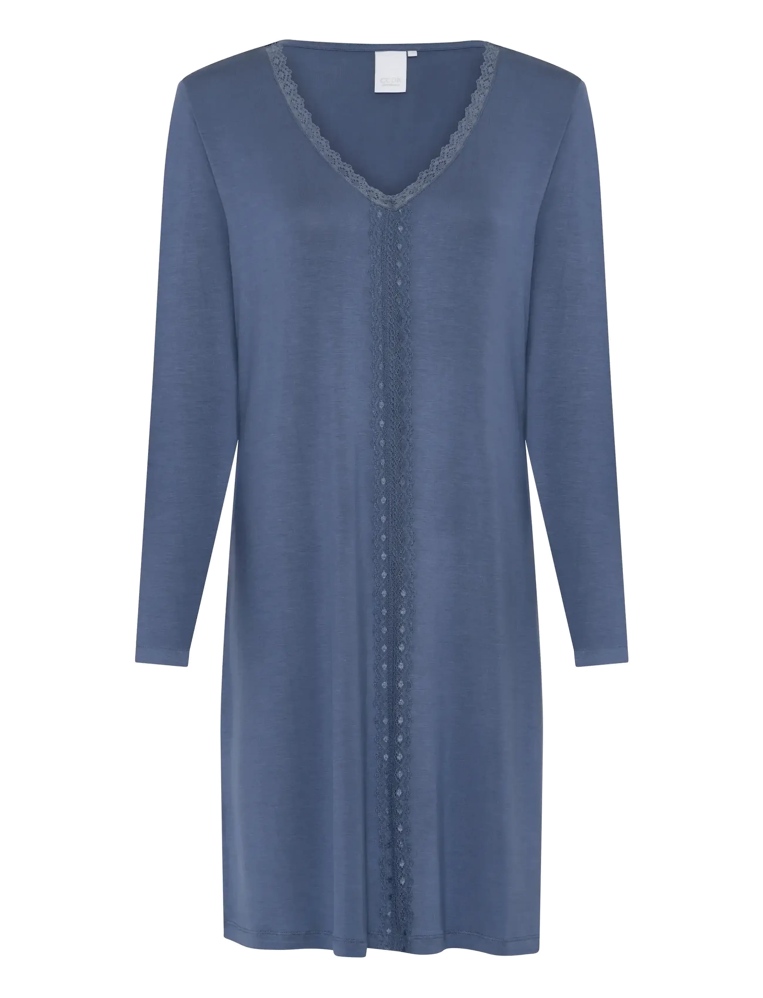 CCDK Copenhagen Jacqueline Longsleeved Dress - Nachtjapons - WILD WIND / blue
