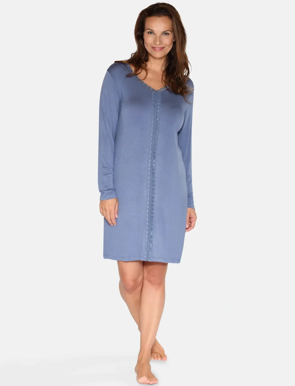 CCDK Copenhagen - Jacqueline Longsleeved Dress - náttkjólar - wild wind - 0