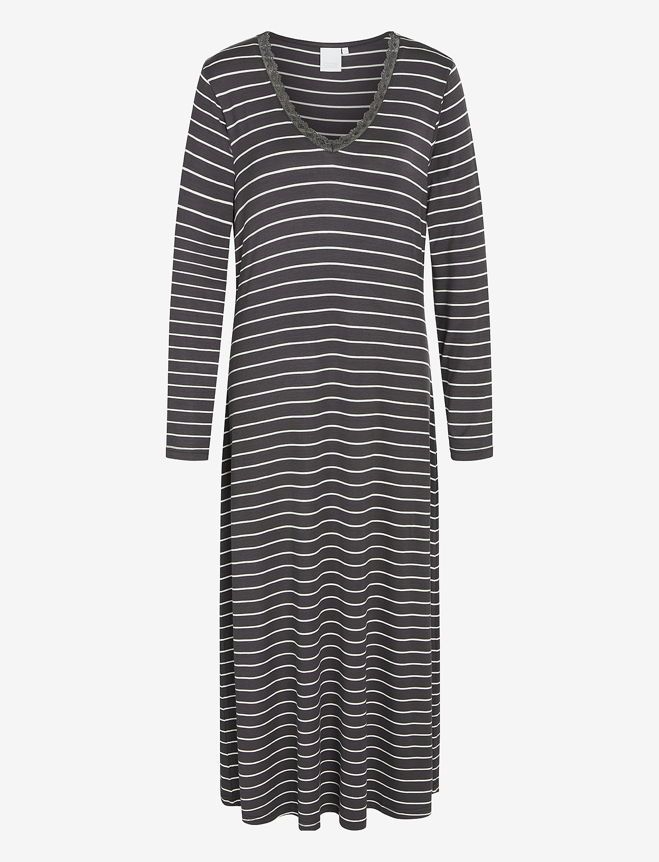 CCDK Copenhagen - Jacqueline Long-sleeved long Dress - pavement stripe - 0