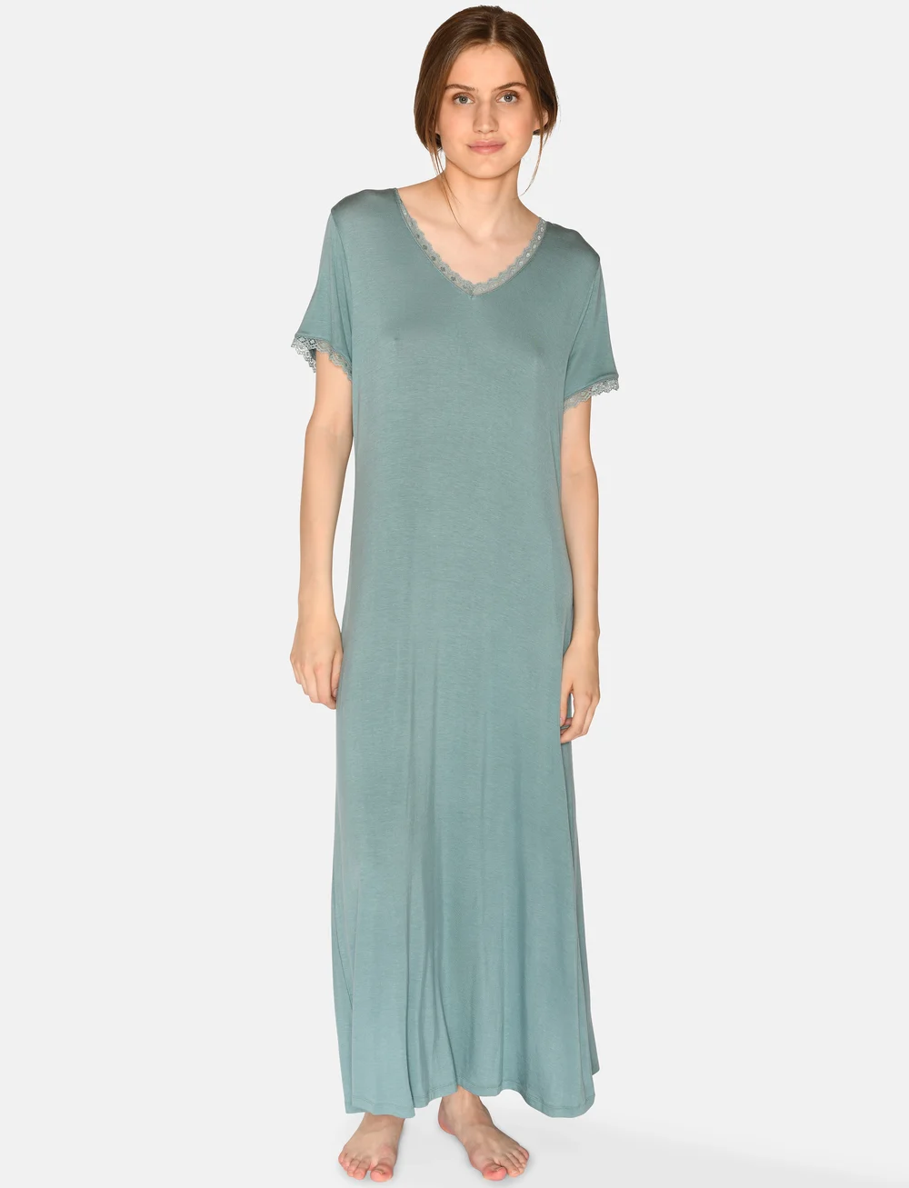CCDK Copenhagen - Jacqueline Longsleeved Long Dress - nightdresses - artic - 0