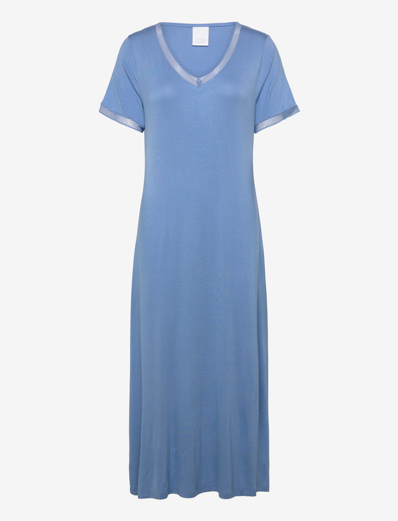 CCDK Copenhagen - Jacqueline shortsleeved long Dress - nightdresses - azurine - 0