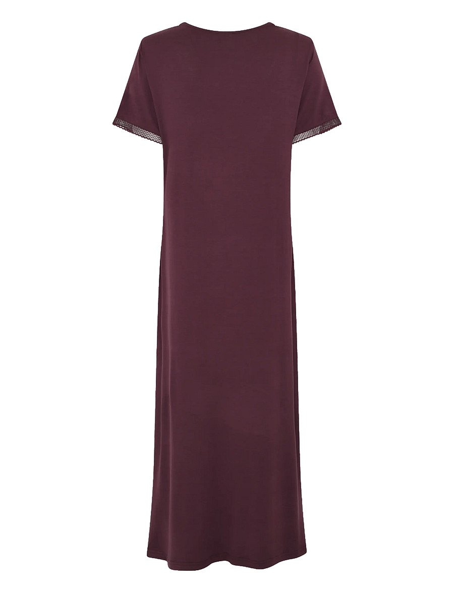 CCDK Copenhagen - Jacqueline shortsleeved Long Dress - Öösärgid - fudge - 2