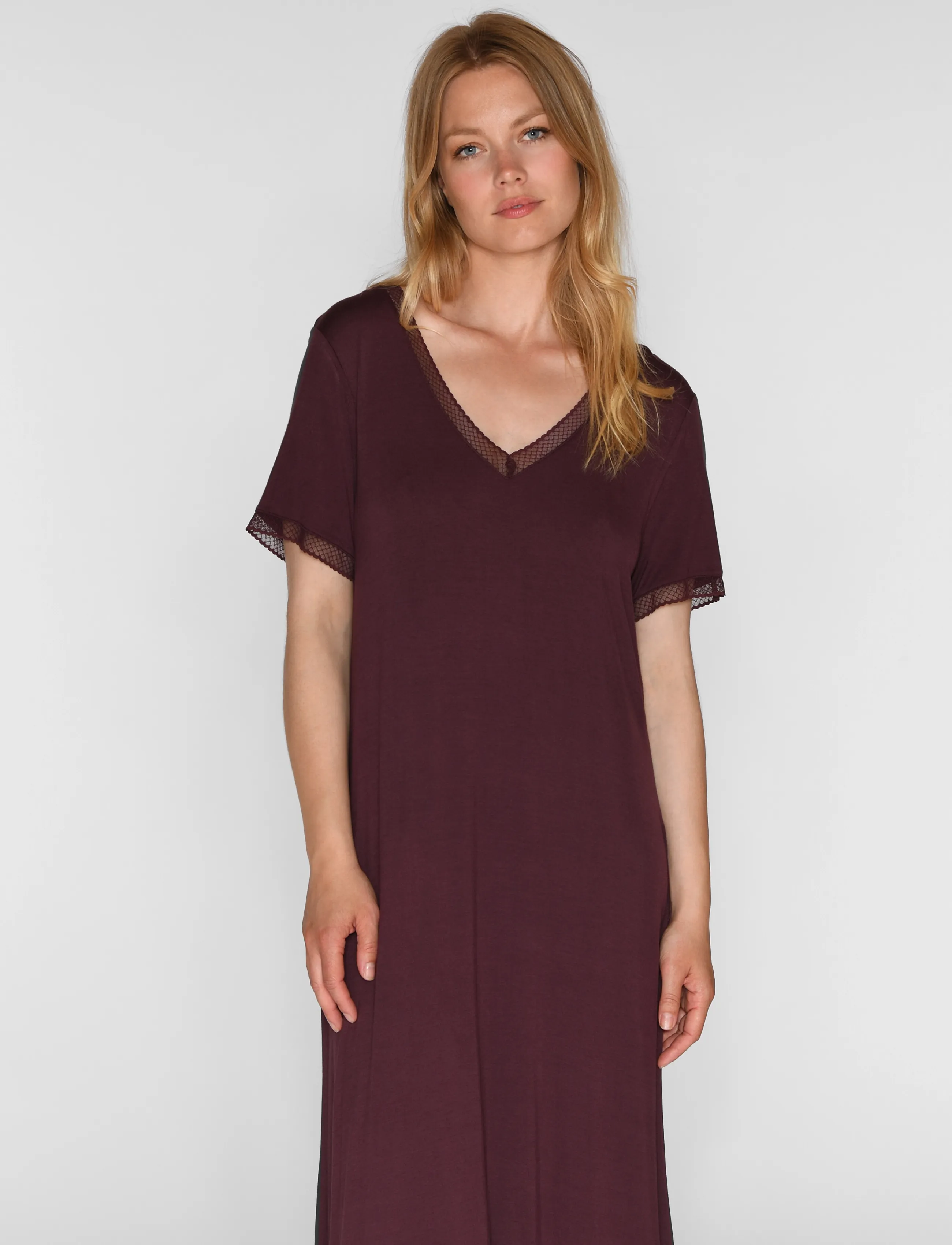 CCDK Copenhagen - Jacqueline shortsleeved Long Dress - sügisene kokkuhoid - fudge - 4