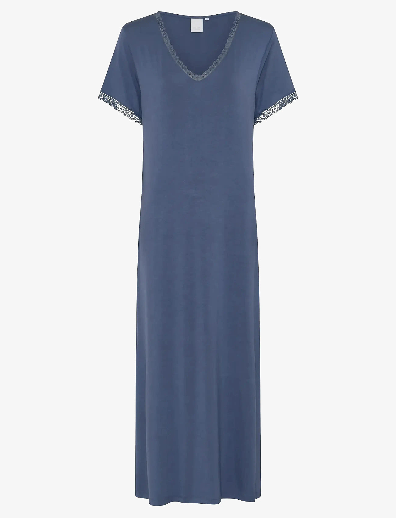 CCDK Copenhagen - Jacqueline Shortsleeved long Dress - nattlinnen - wild wind - 1