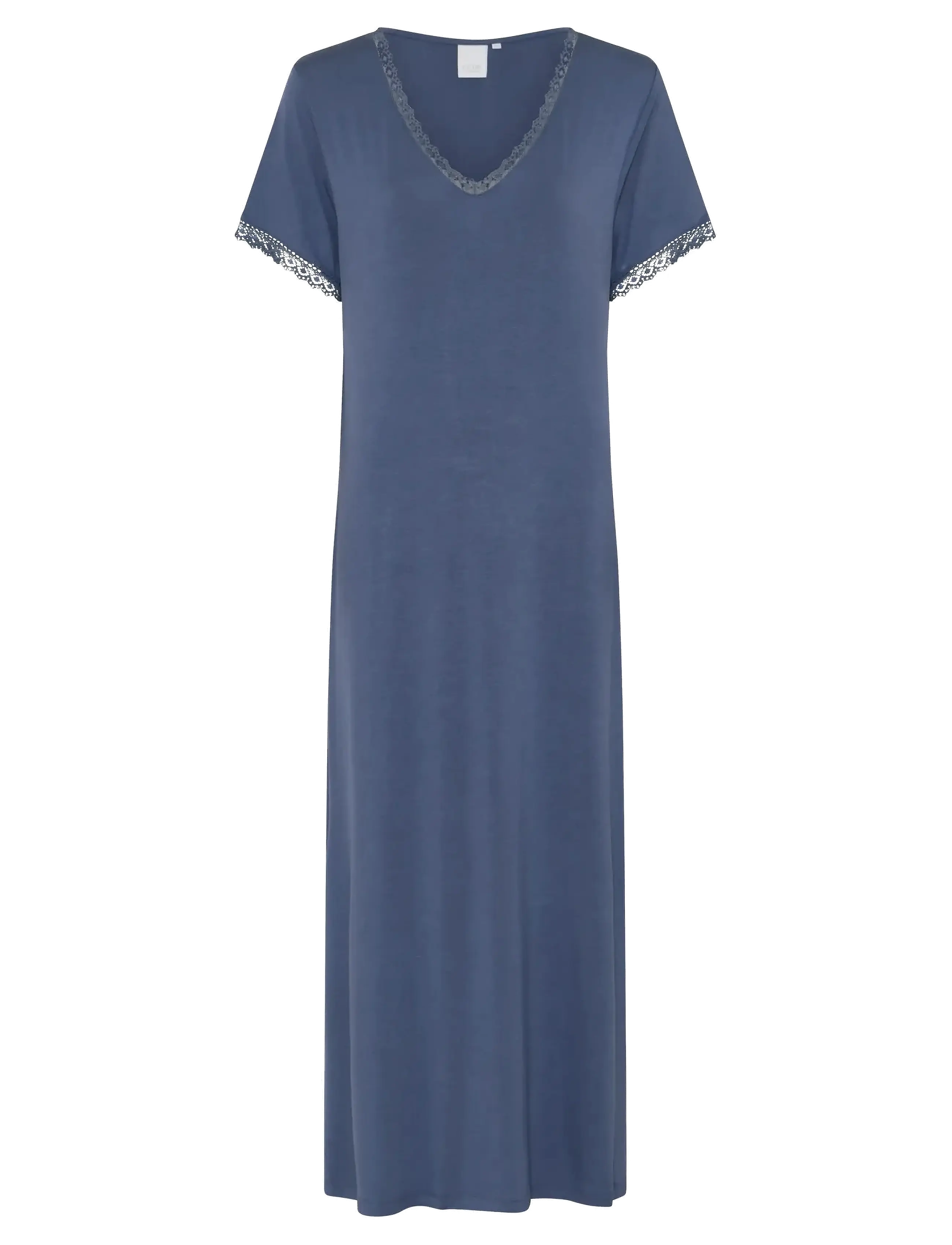 CCDK Copenhagen Jacqueline shortsleeved long Dress - Yö- & oloasut - WILD WIND / blue
