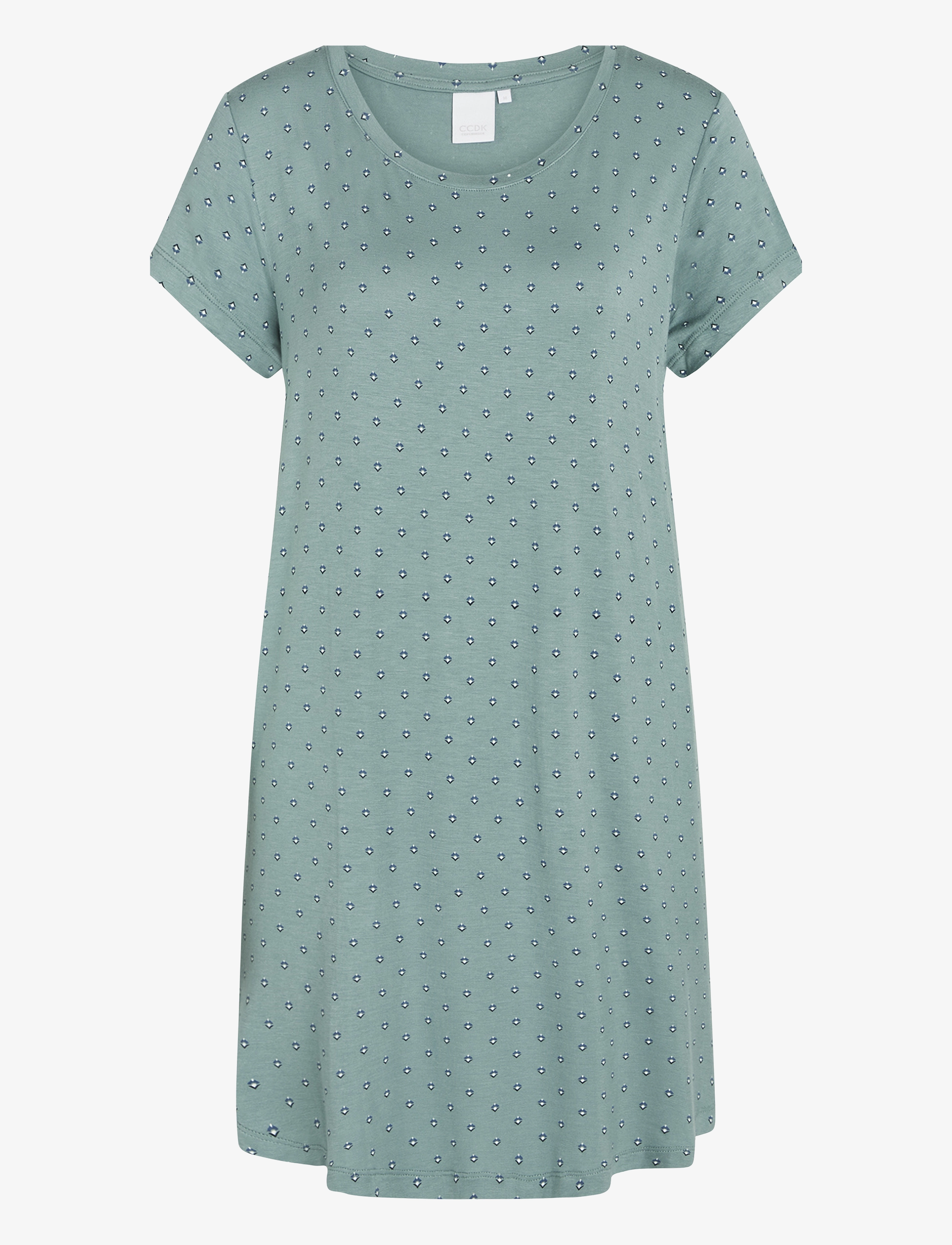 CCDK Copenhagen Nicole Shortsleeved Dress - Undertøj - ARTIC AOP / green