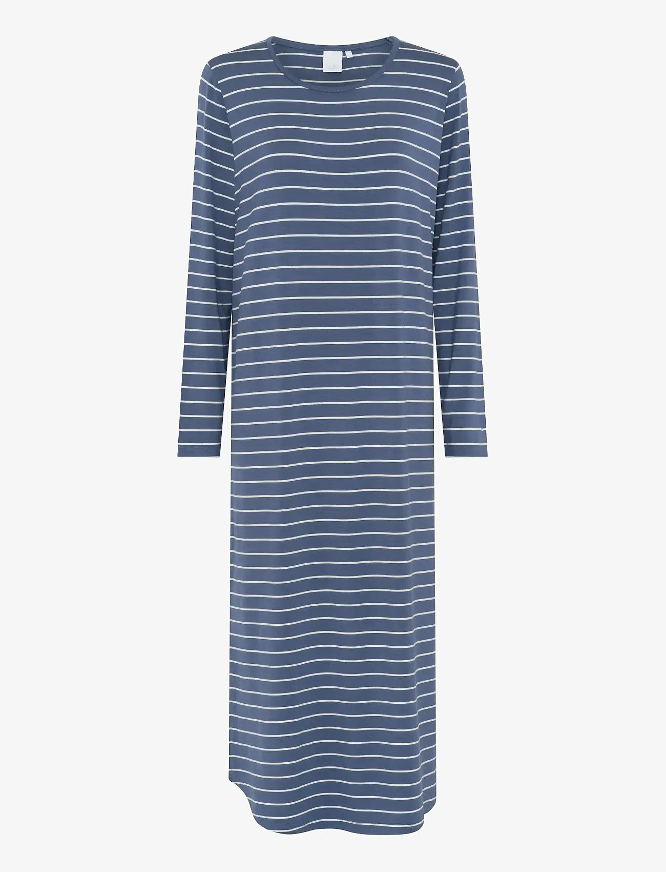 CCDK Copenhagen - Nicole Longsleeved Long Dress - nachthemden - wild wind stripe - 1