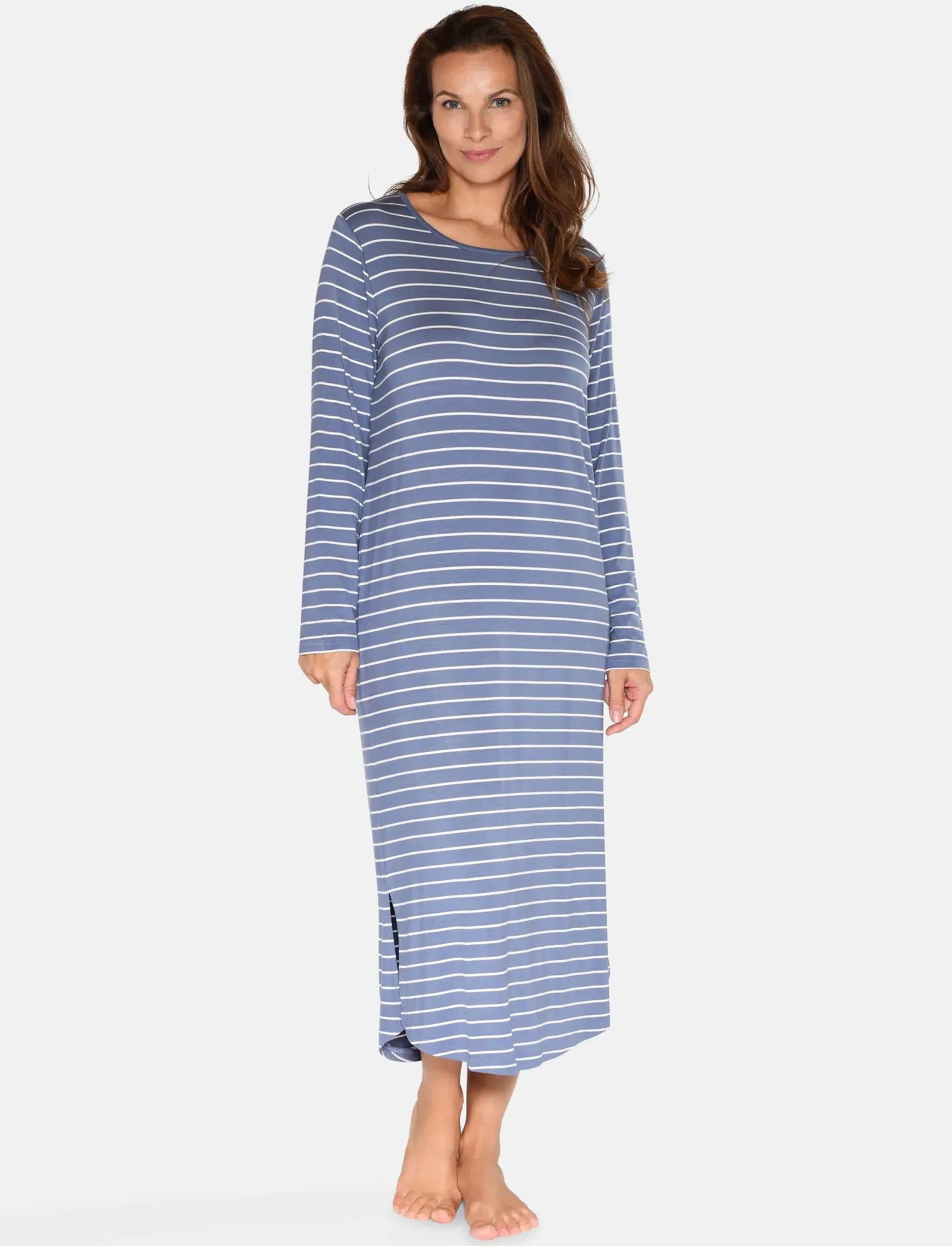 CCDK Copenhagen - Nicole Longsleeved Long Dress - fødselsdagsgaver - wild wind stripe - 0