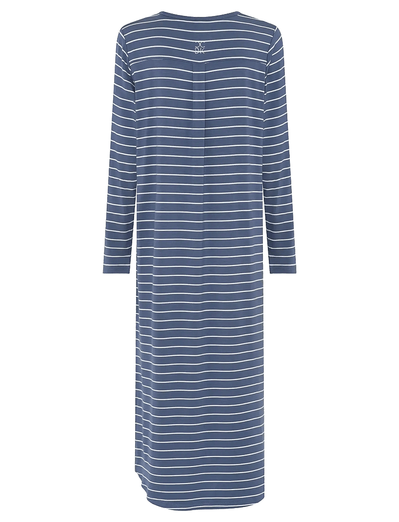 CCDK Copenhagen - Nicole Longsleeved Long Dress - nachthemden - wild wind stripe - 2