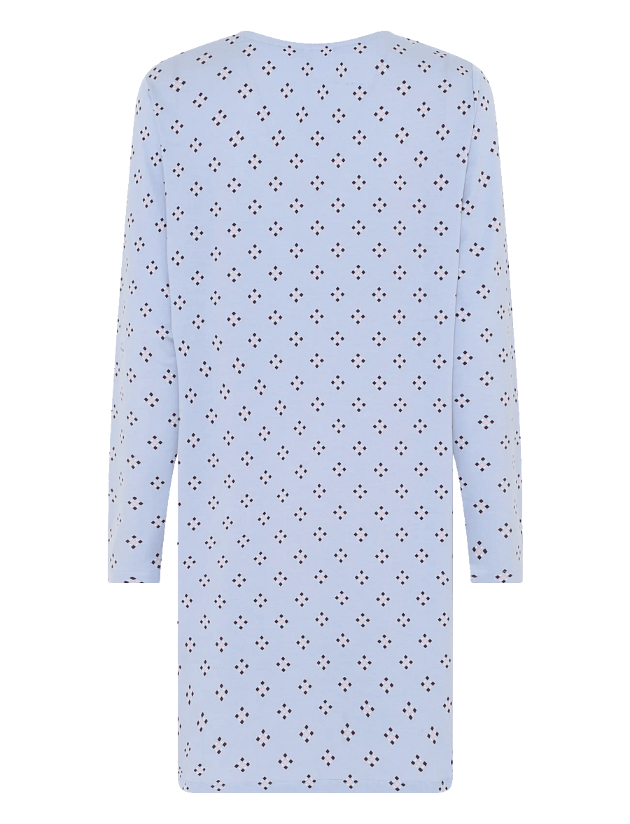 CCDK Copenhagen - Nicole longsleeved V-neck Dress - Öösärgid - eventide aop - 2