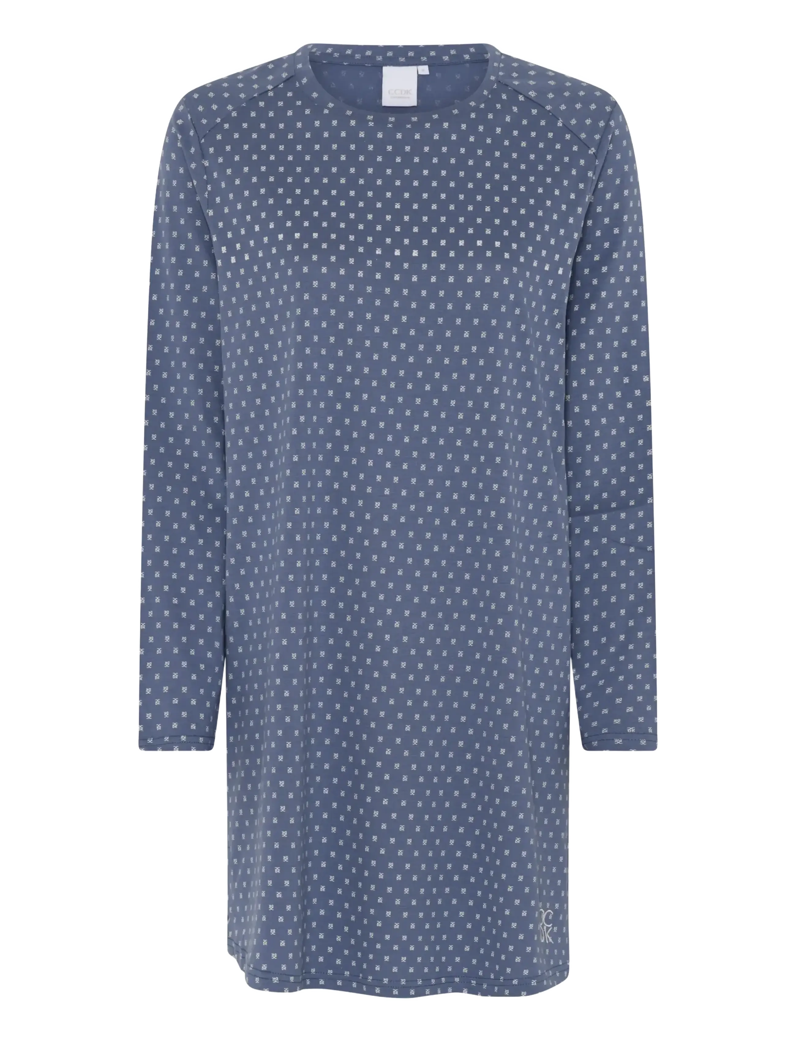 CCDK Copenhagen Nicole longsleeved Dress - Natkjoler - WILD WIND AOP / blue