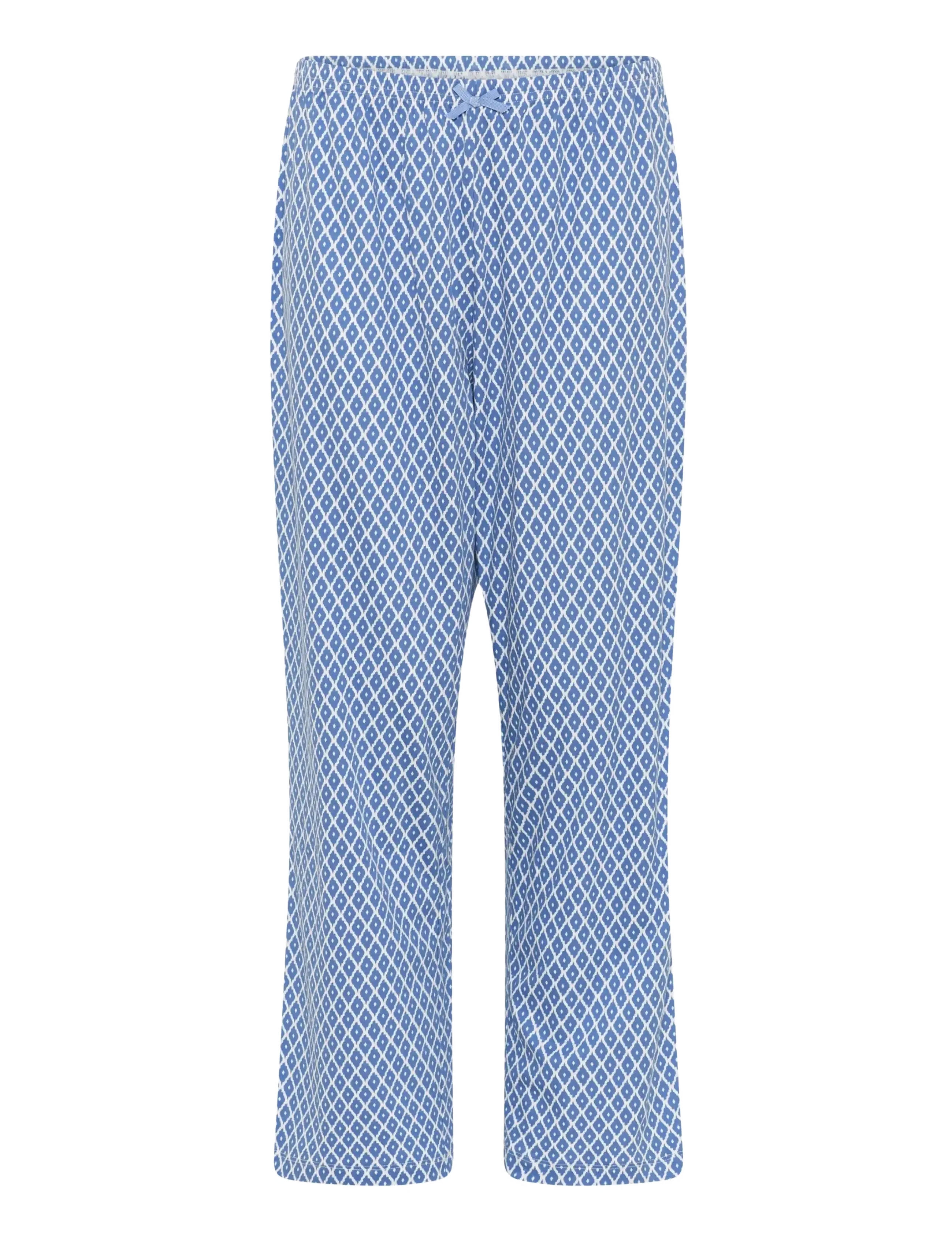 CCDK Copenhagen Charlotte Crop Pants - Püksid - RIVERSIDE AOP / blue