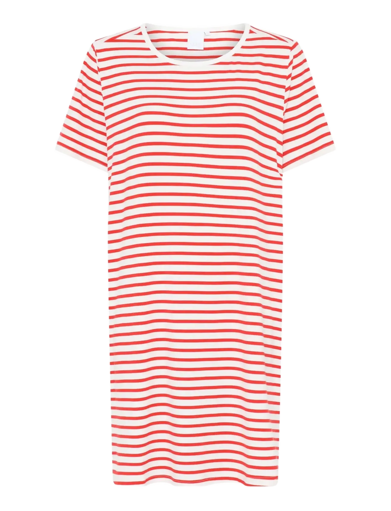 CCDK Copenhagen Bea shortsleeved Dress - Lingerie - BITTERSWEET STRIPE / red