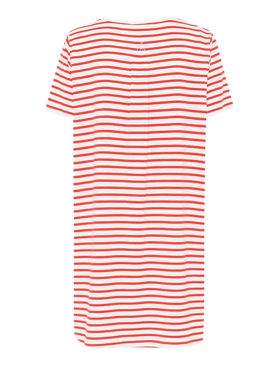 CCDK Copenhagen - Bea shortsleeved Dress - nightdresses - bittersweet stripe - 2