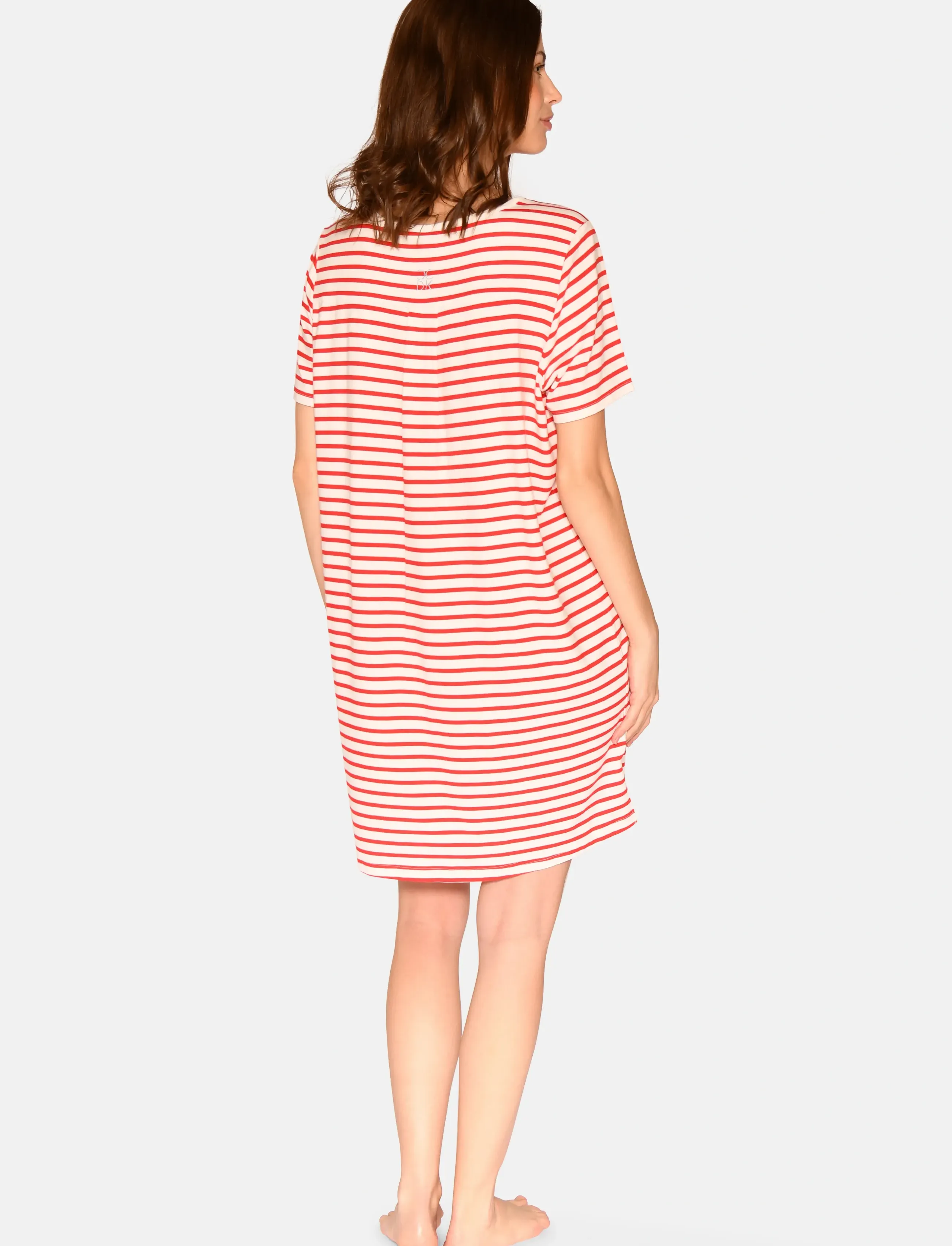 CCDK Copenhagen - Bea shortsleeved Dress - nightdresses - bittersweet stripe - 3