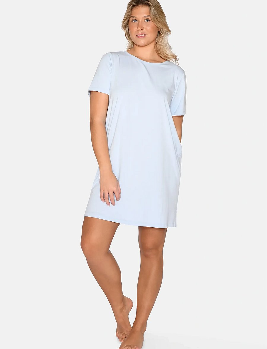 CCDK Copenhagen - Bea shortsleeved Dress - natkjoler - kentucky blue - 0