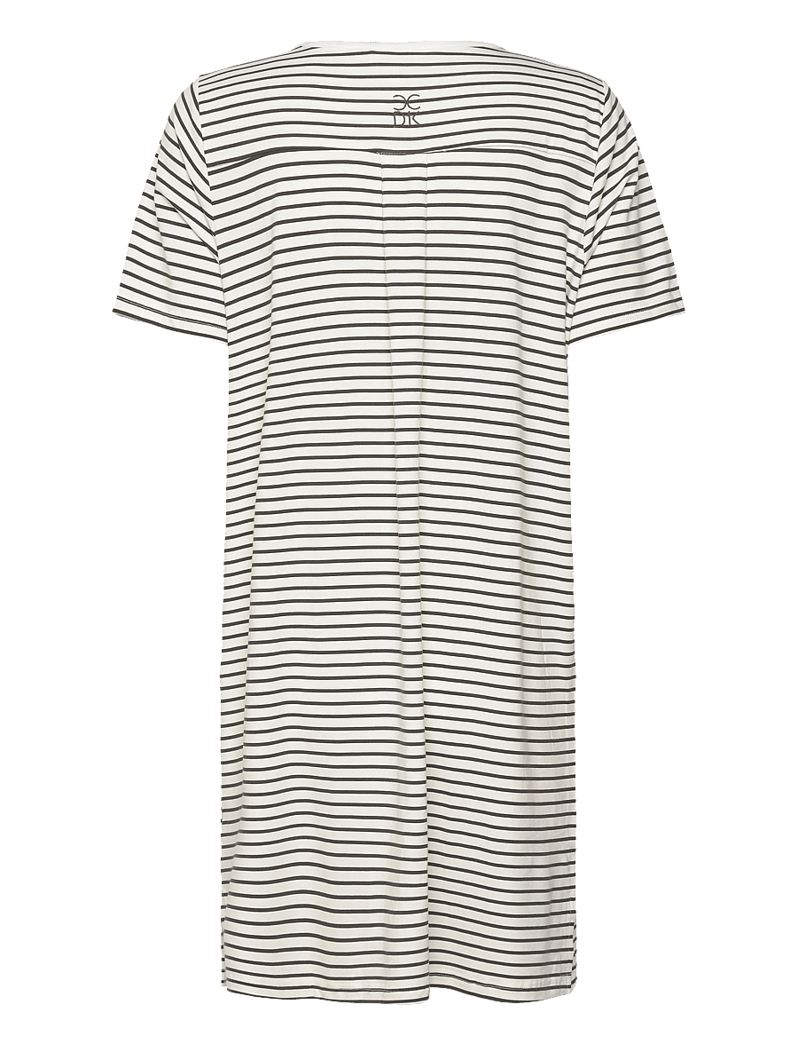 CCDK Copenhagen - Bea shortsleeved Dress - nightdresses - pavement stripe - 2