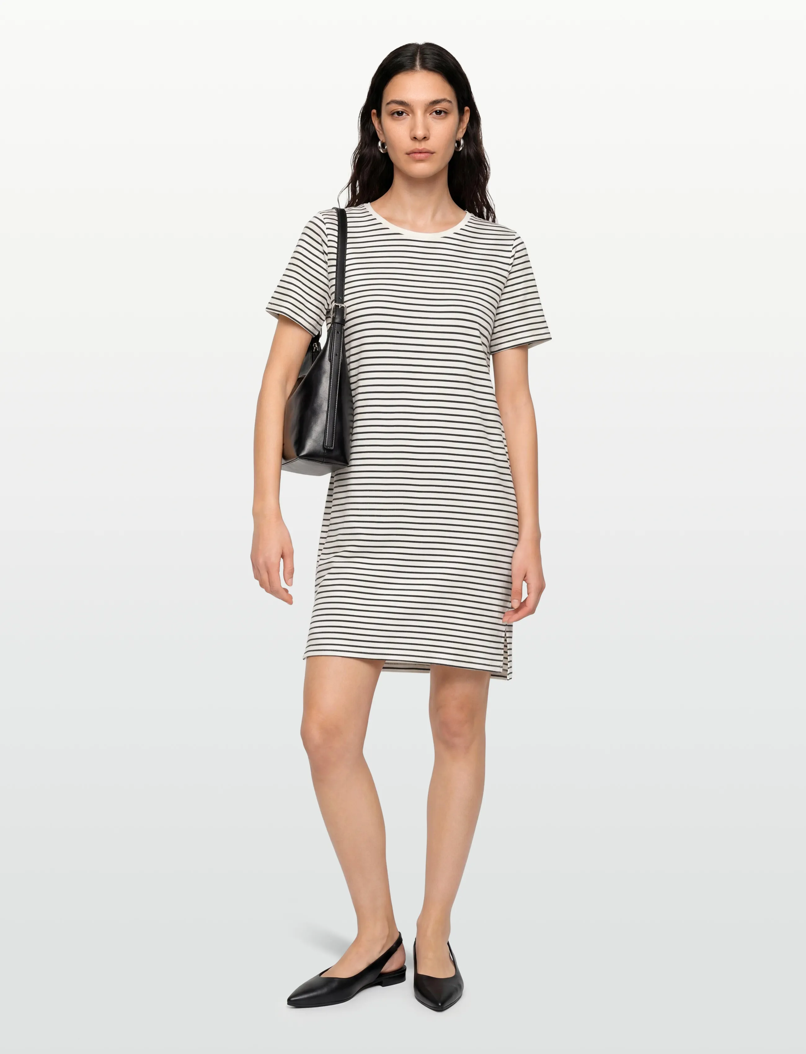 CCDK Copenhagen - Bea shortsleeved Dress - nachthemden - pavement stripe - 0