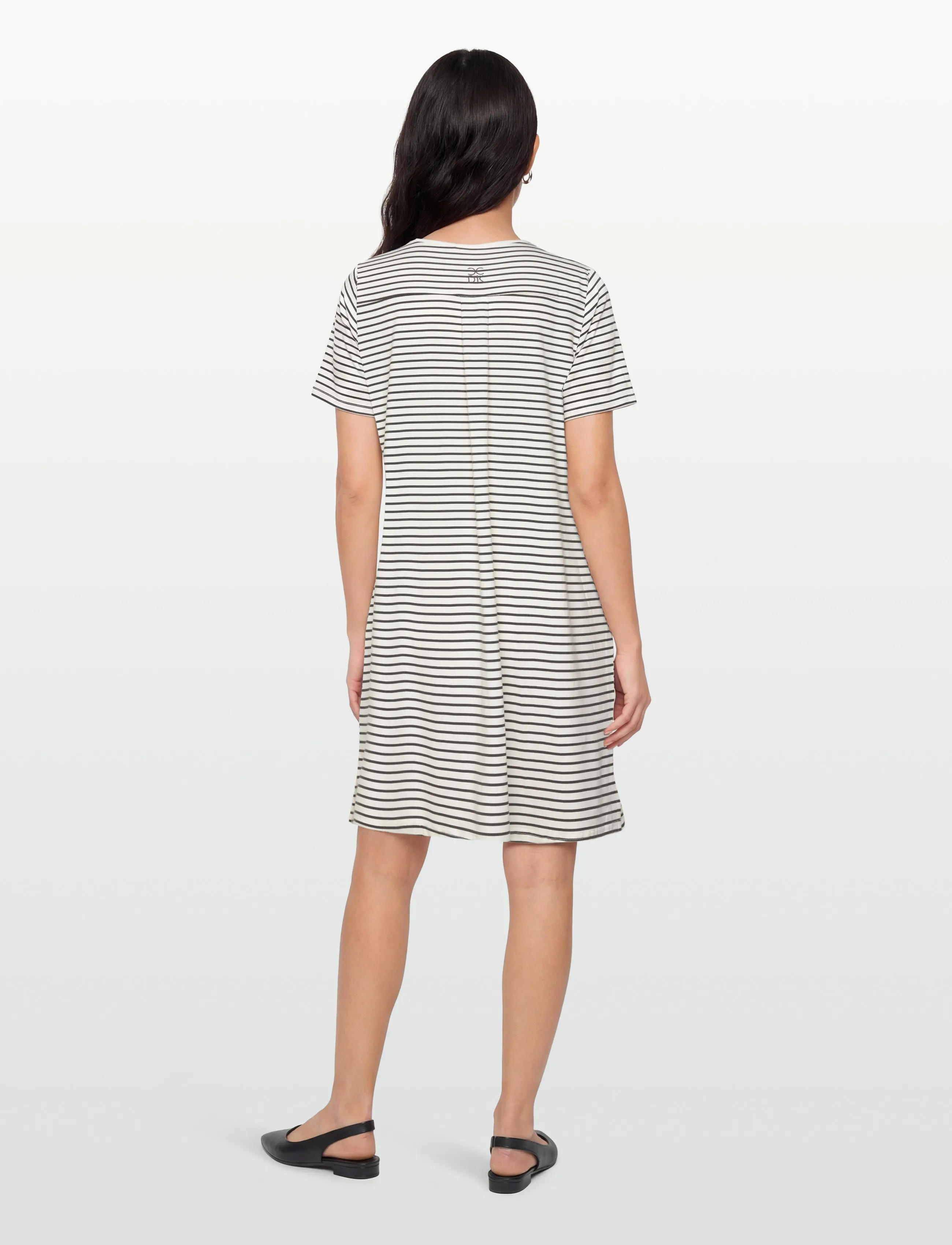 CCDK Copenhagen - Bea shortsleeved Dress - nachthemden - pavement stripe - 4