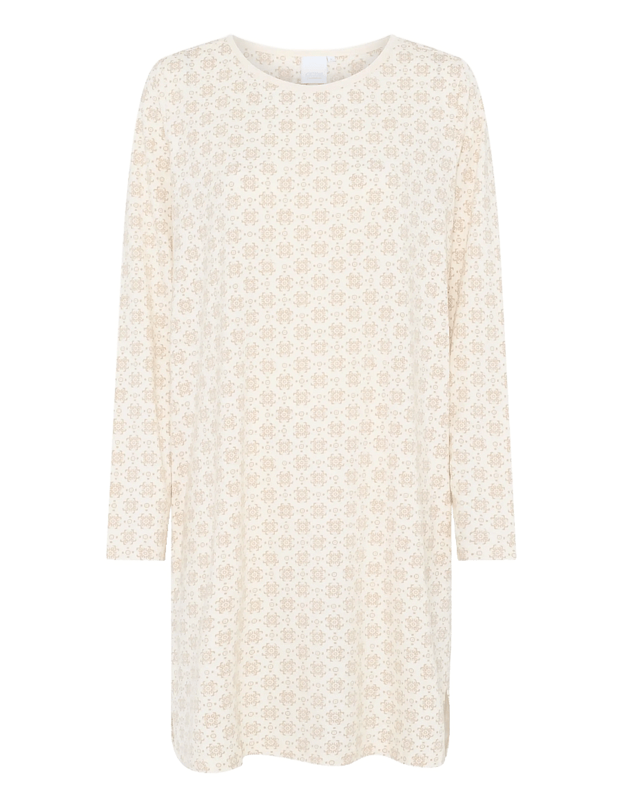 CCDK Copenhagen - Bea longsleeved Dress - nightdresses - cement aop - 1