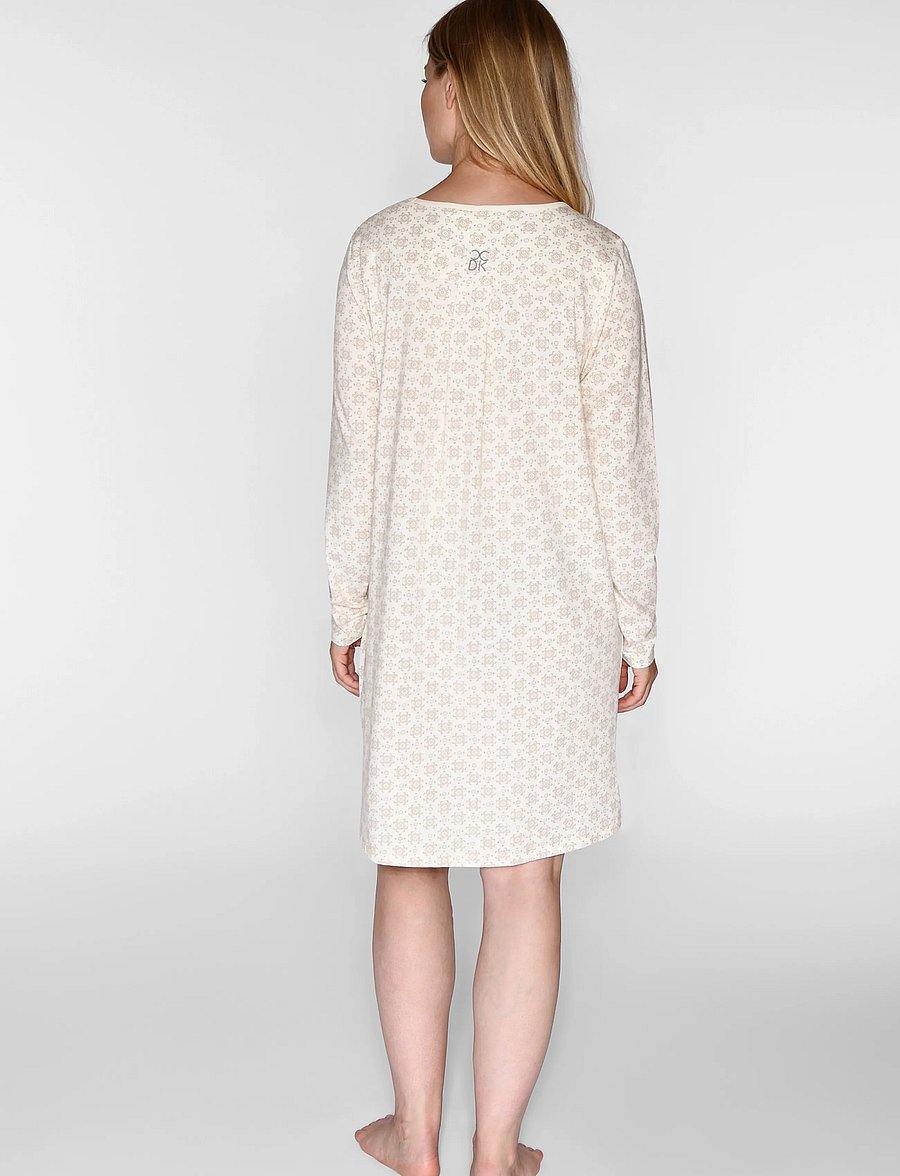 CCDK Copenhagen - Bea longsleeved Dress - nightdresses - cement aop - 3