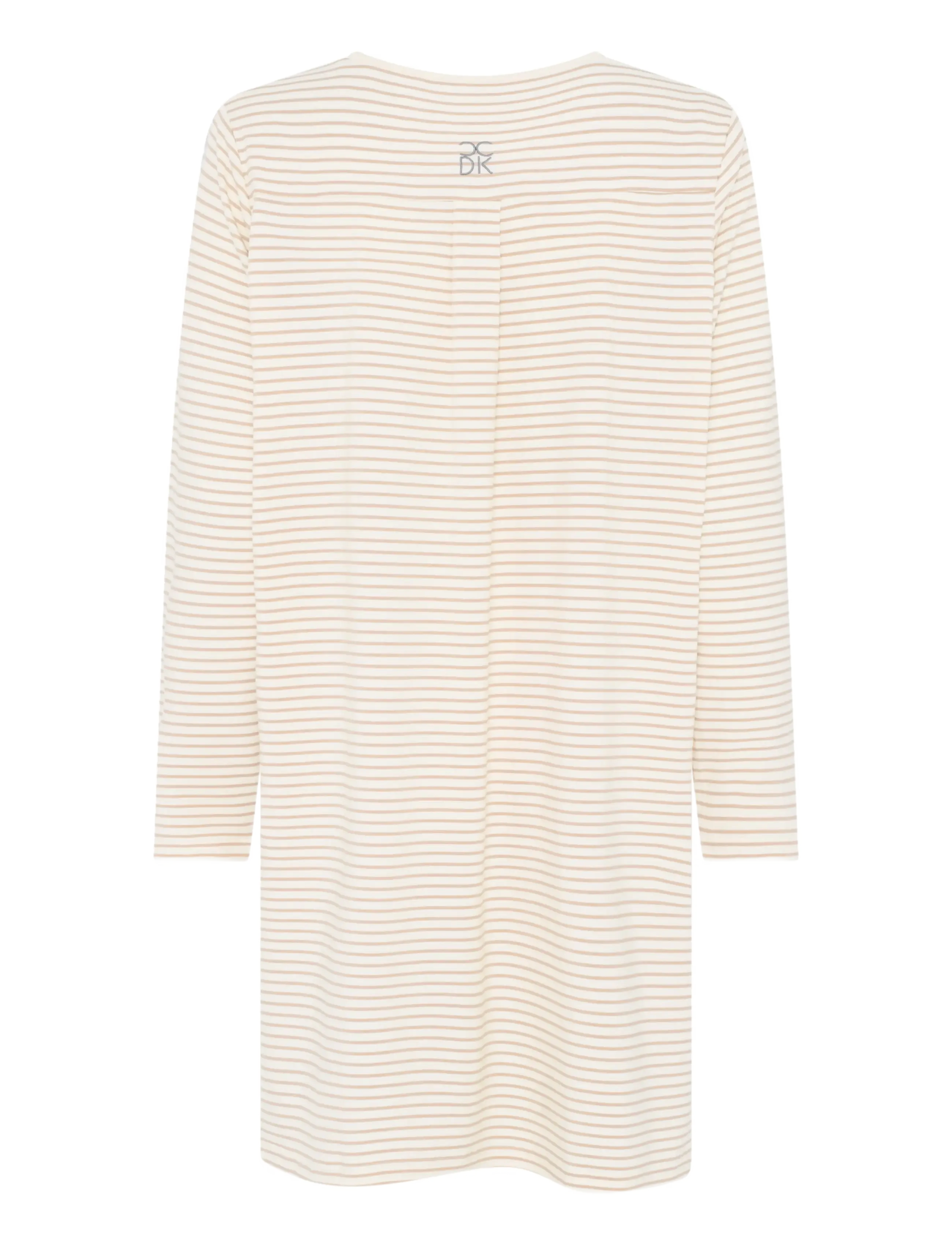 CCDK Copenhagen - Bea longsleeved Dress - nightdresses - cement stripe - 2
