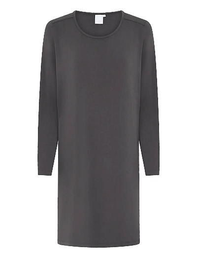 CCDK Copenhagen Bea longsleeved Dress - Náttkjólar - PAVEMENT / black