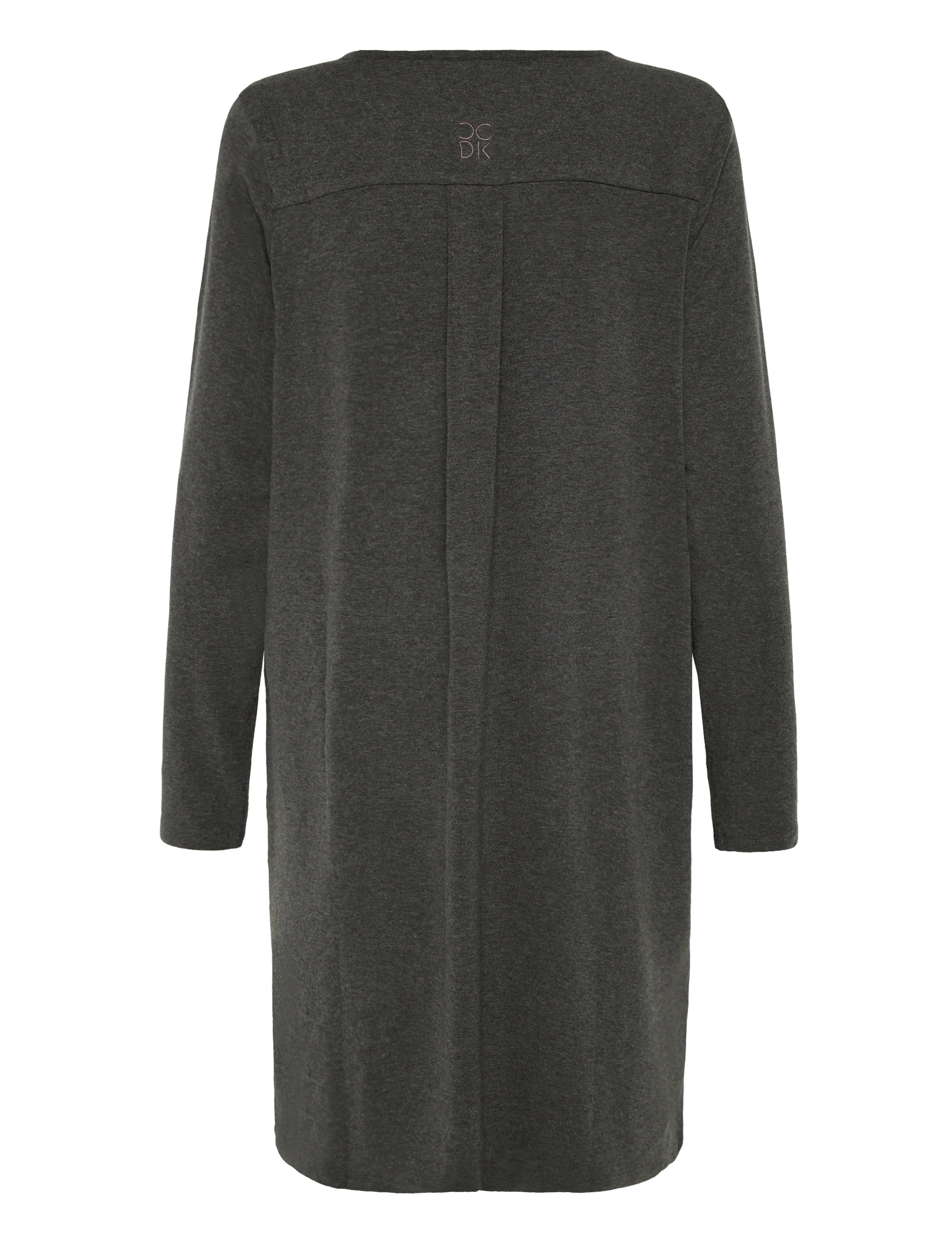CCDK Copenhagen - Bea Longsleeved Dress - t-shirtkjoler - seal brown melange - 2