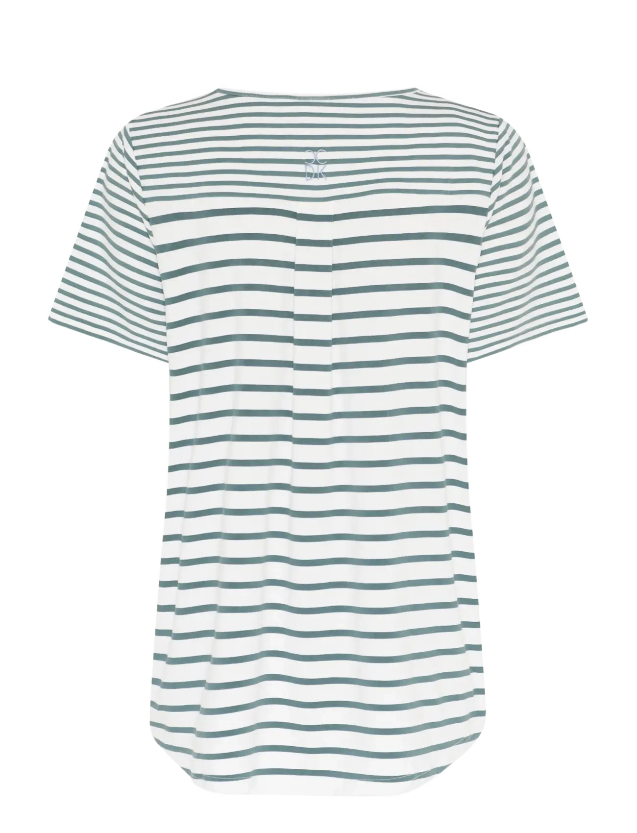 CCDK Copenhagen - Bea shortsleeved T-shirt - tops - sagebrush green stripe - 2