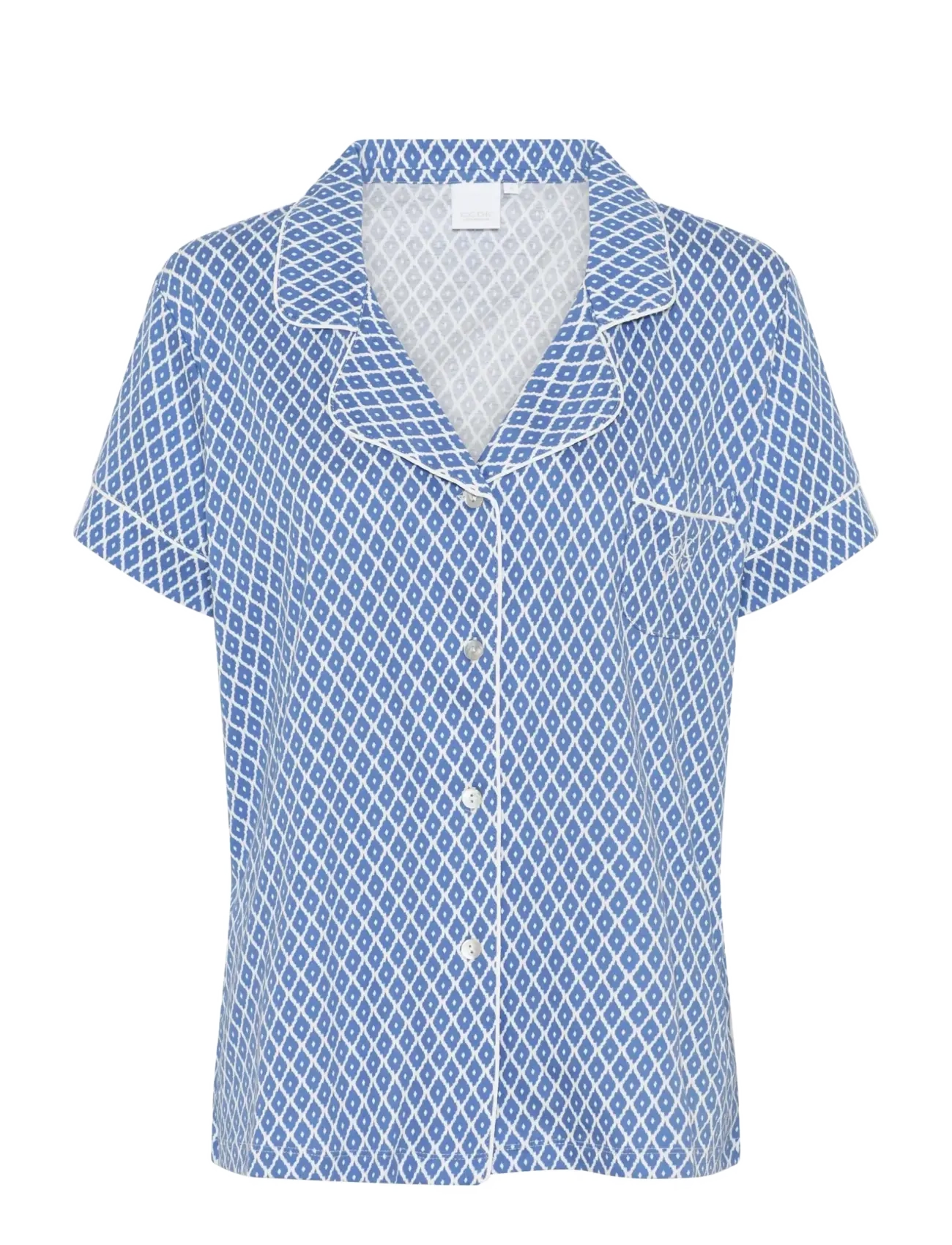 CCDK Copenhagen Joy shortsleeved Shirt - Topit - RIVERSIDE AOP / blue