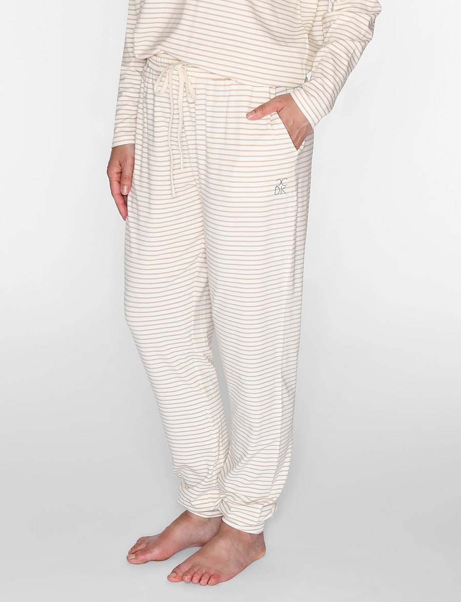 CCDK Copenhagen - Betty Pants - pyjamasbyxor - cement stripe - 4