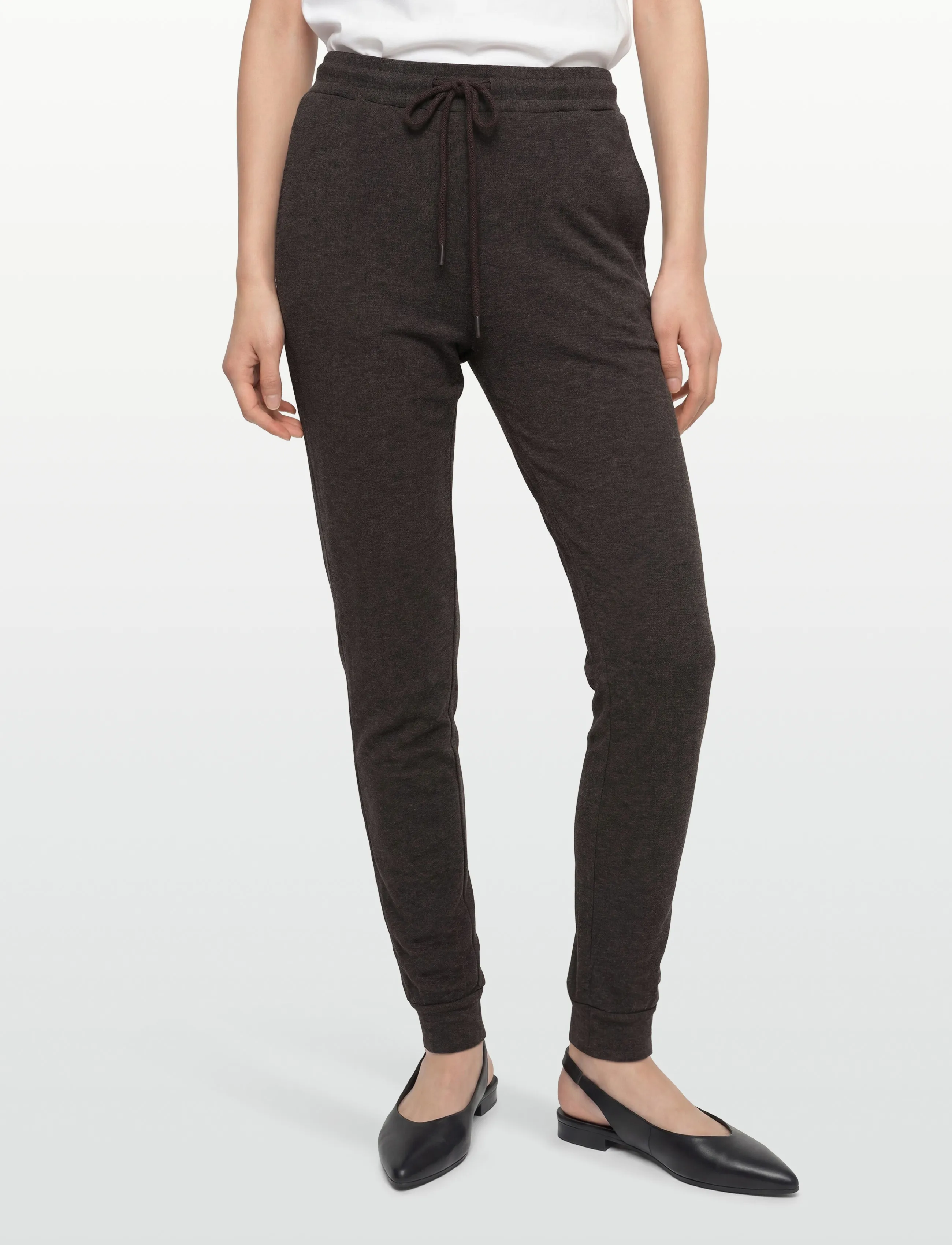 CCDK Copenhagen - Betty Pants - sweatpants - seal brown melange - 3