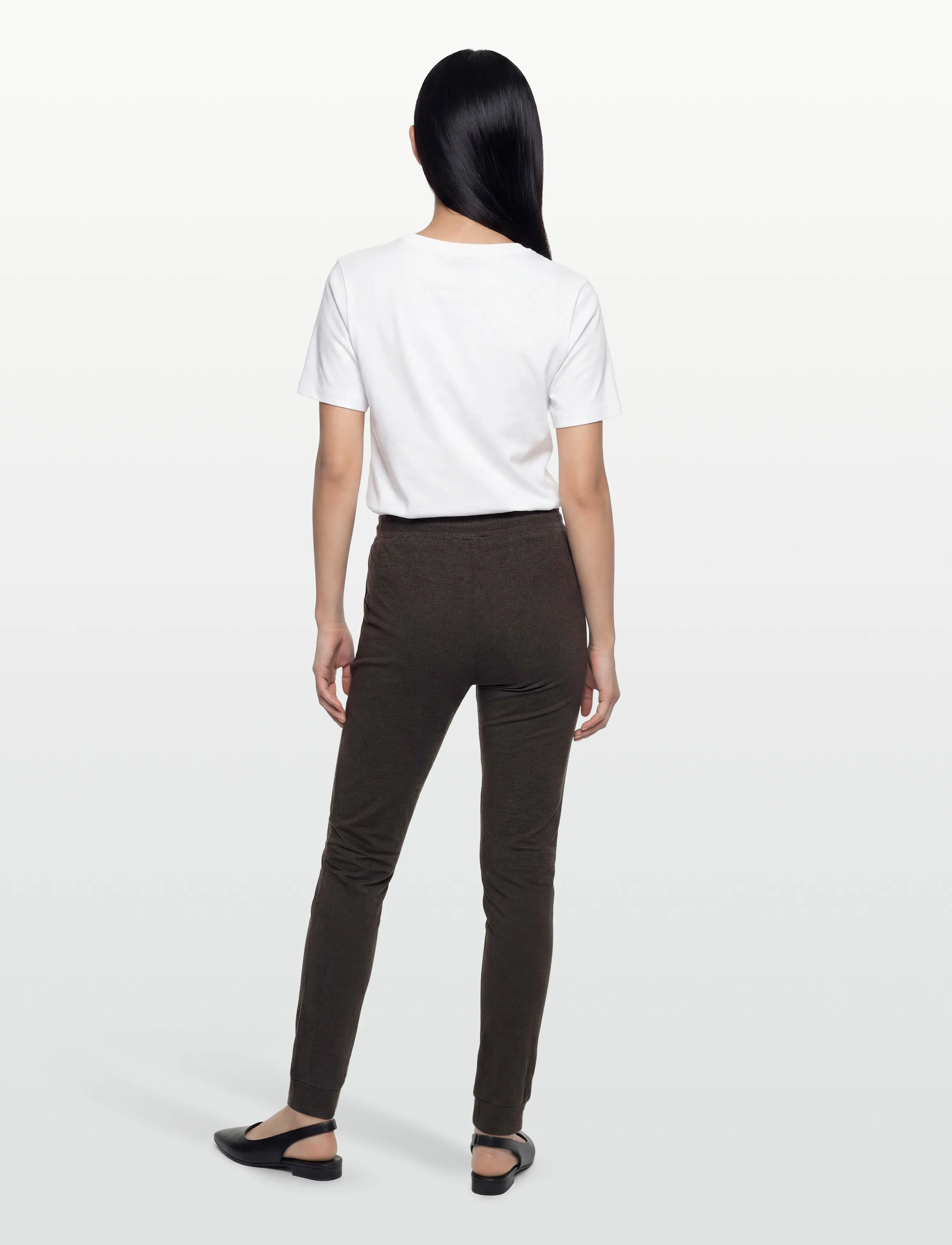 CCDK Copenhagen - Betty Pants - sweatpants - seal brown melange - 4
