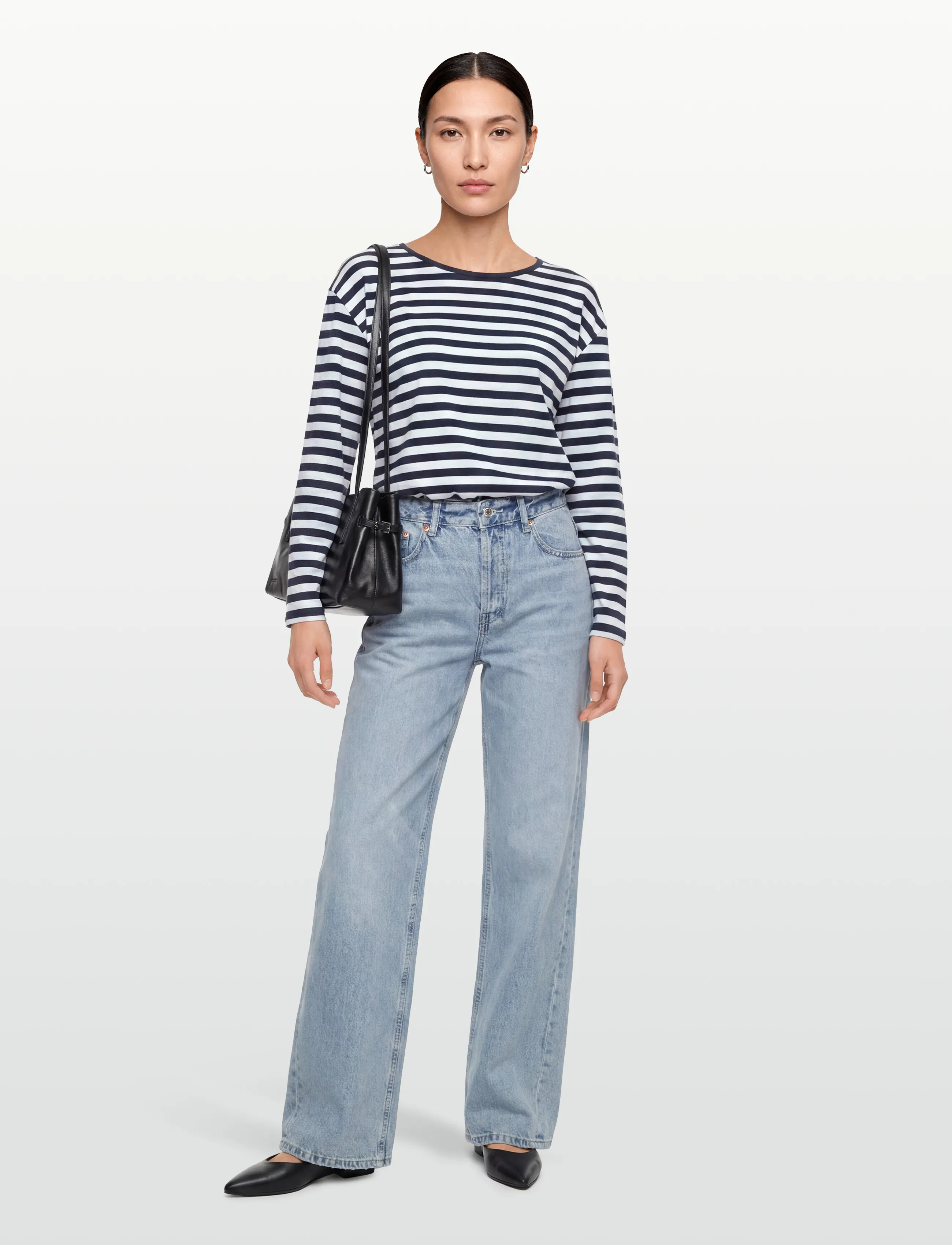 CCDK Copenhagen - Britt Longsleeved T-shirt - langärmlige tops - artic ice stripe - 0
