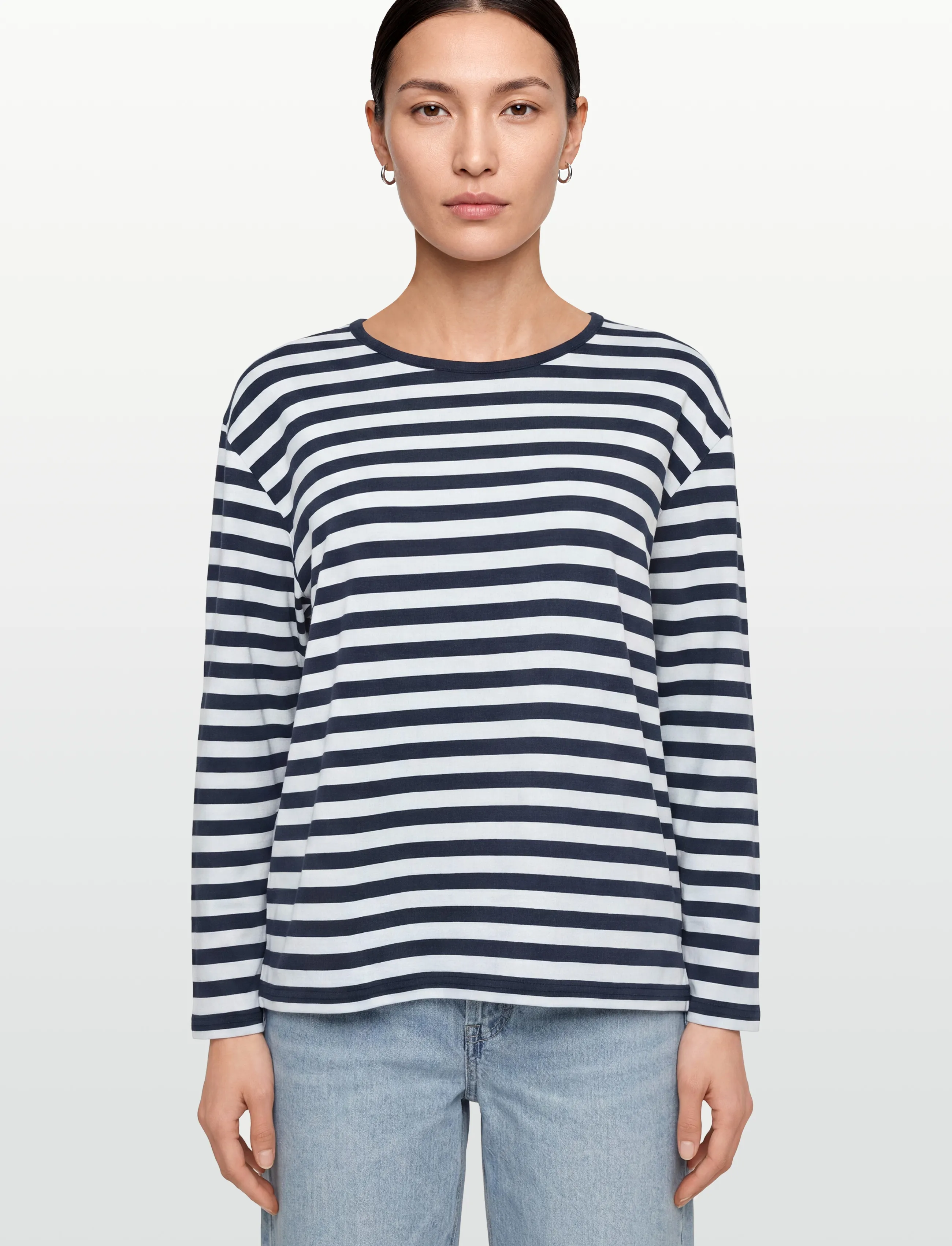 CCDK Copenhagen - Britt Longsleeved T-shirt - langärmlige tops - artic ice stripe - 3