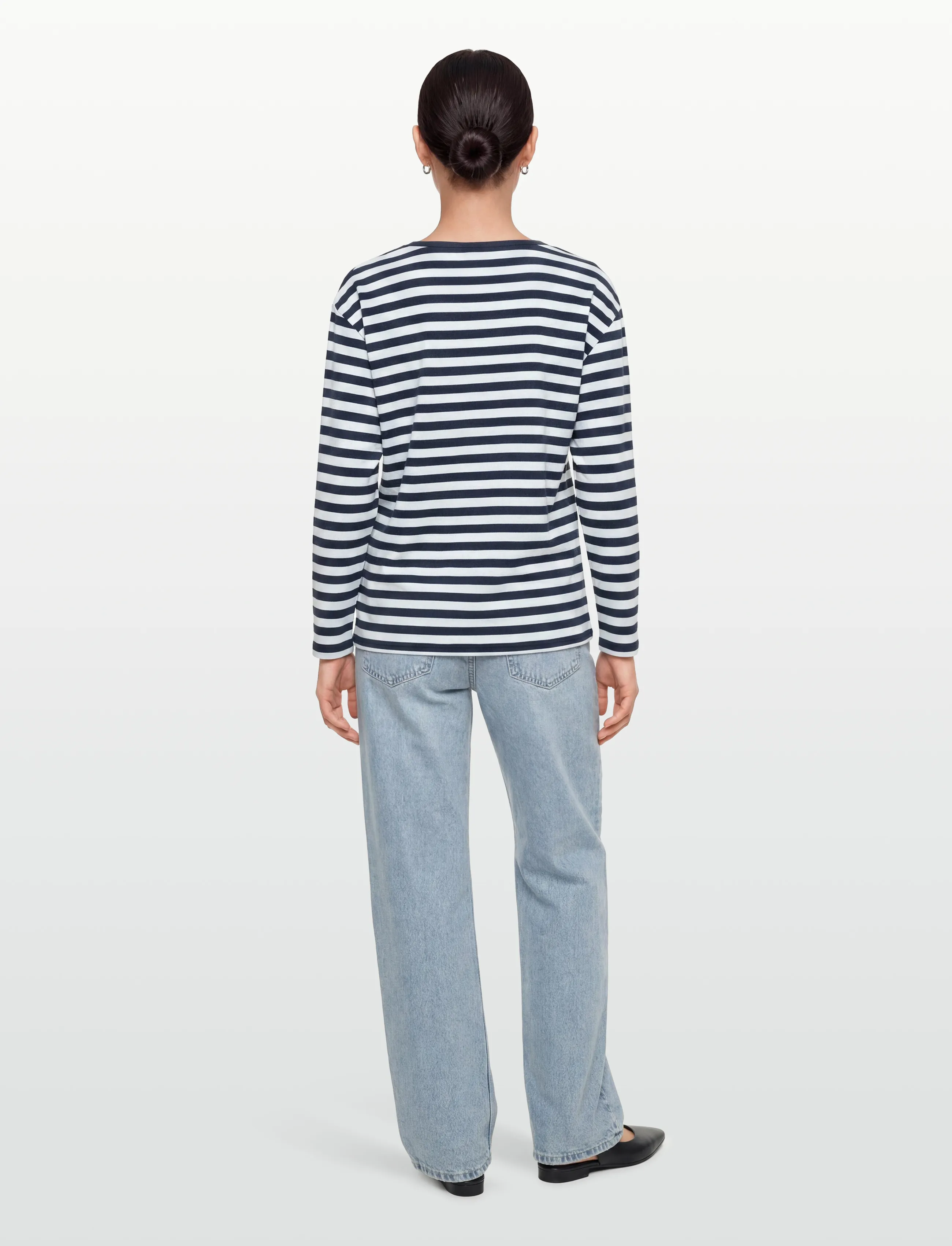 CCDK Copenhagen - Britt Longsleeved T-shirt - langärmlige tops - artic ice stripe - 4