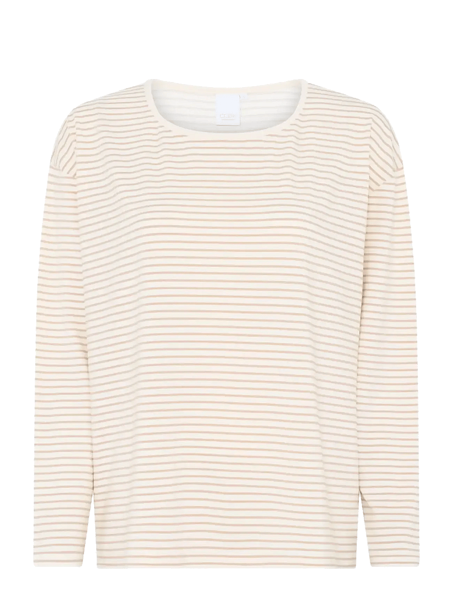 CCDK Copenhagen - Britt L/S T-shirt - toppar - cement stripe - 1