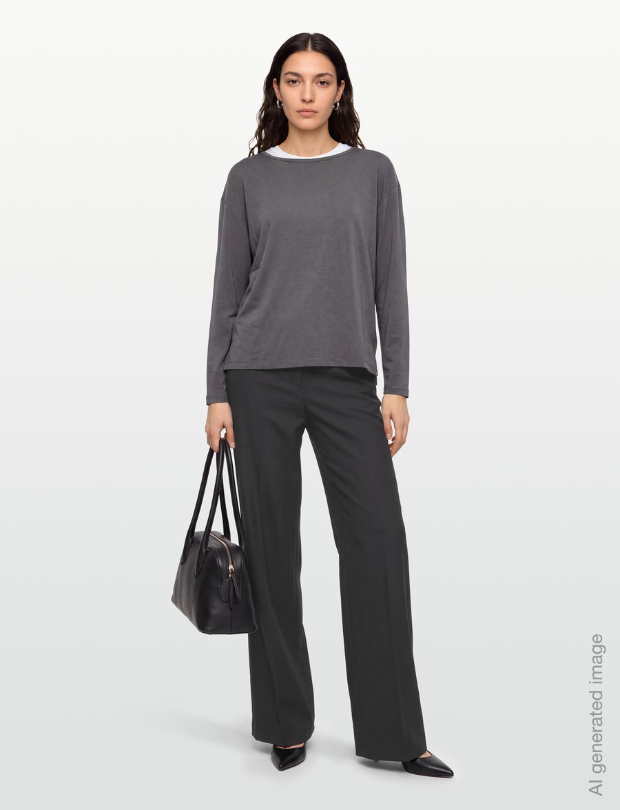 CCDK Copenhagen - Britt L/S T-shirt - oberteile - pavement - 0