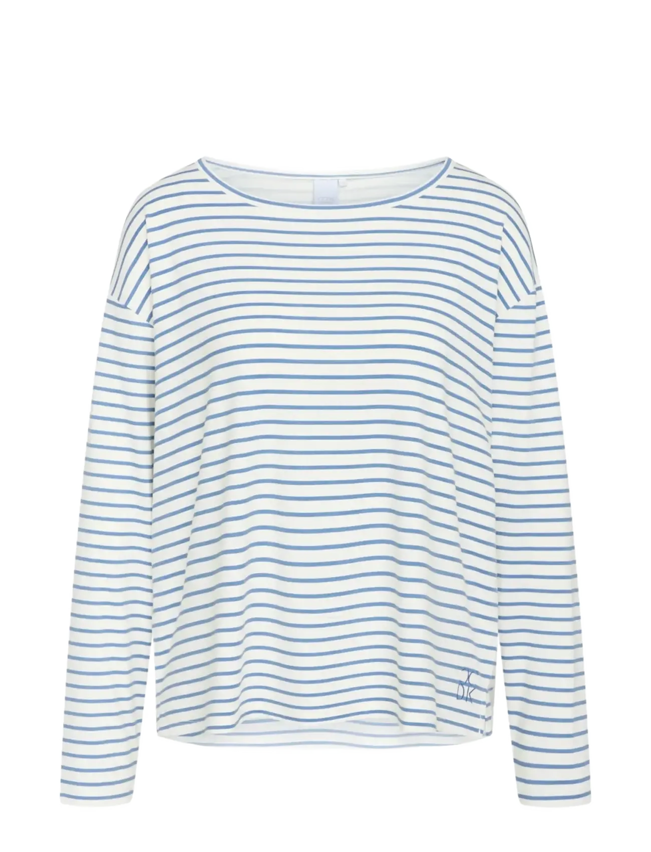 CCDK Copenhagen Britt longlseeved T-shirt - T-shirts & Toppe - SNOW WHITE AOP / white