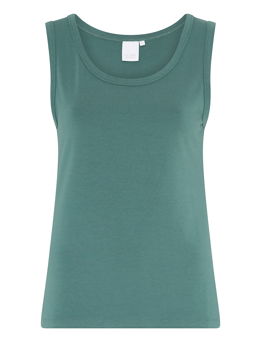 CCDK Copenhagen - Ann Tank Top - oberteile - sagebrush green - 1