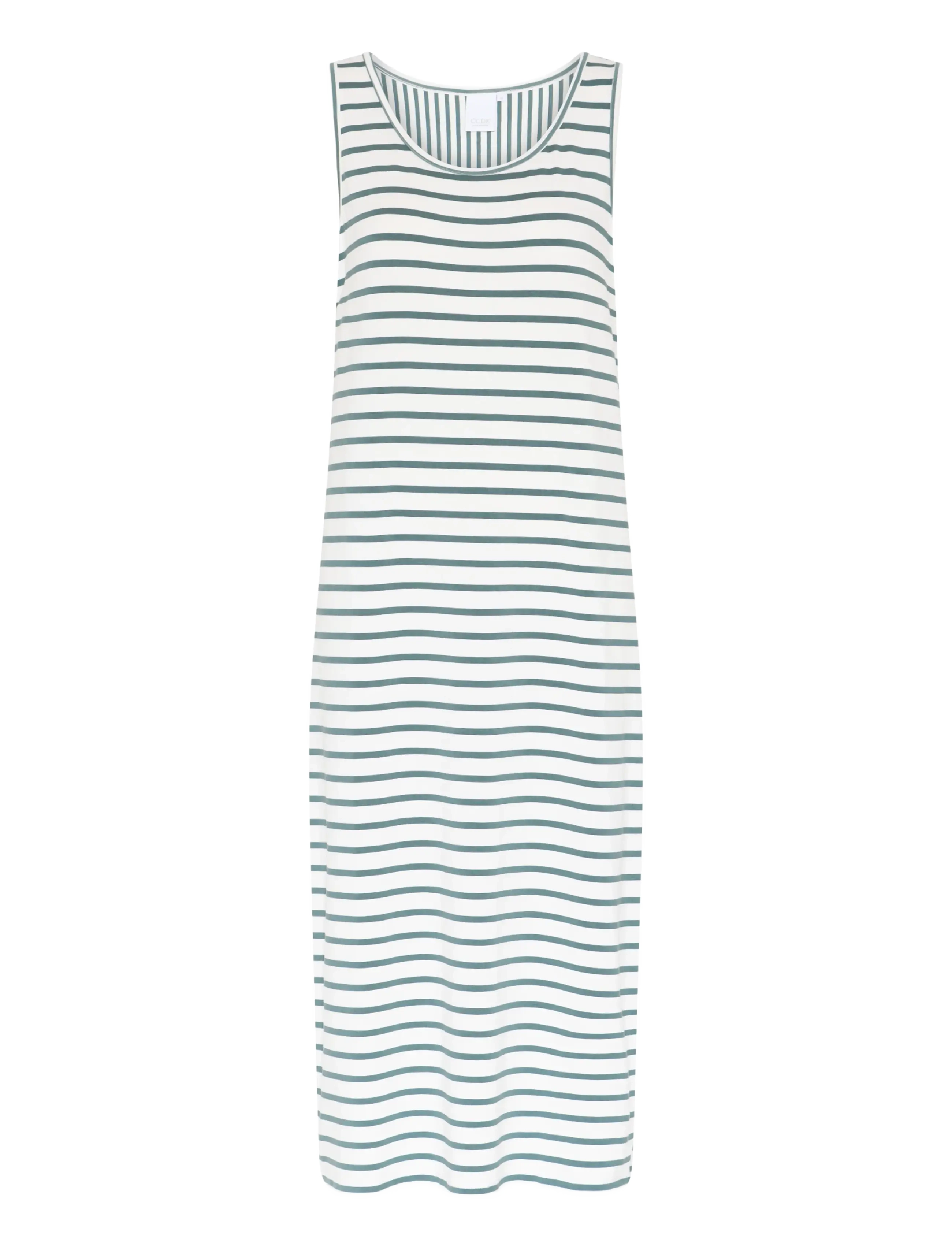 CCDK Copenhagen Anna Strap Dress - Underkläder - SAGEBRUSH GREEN STRIPE / green