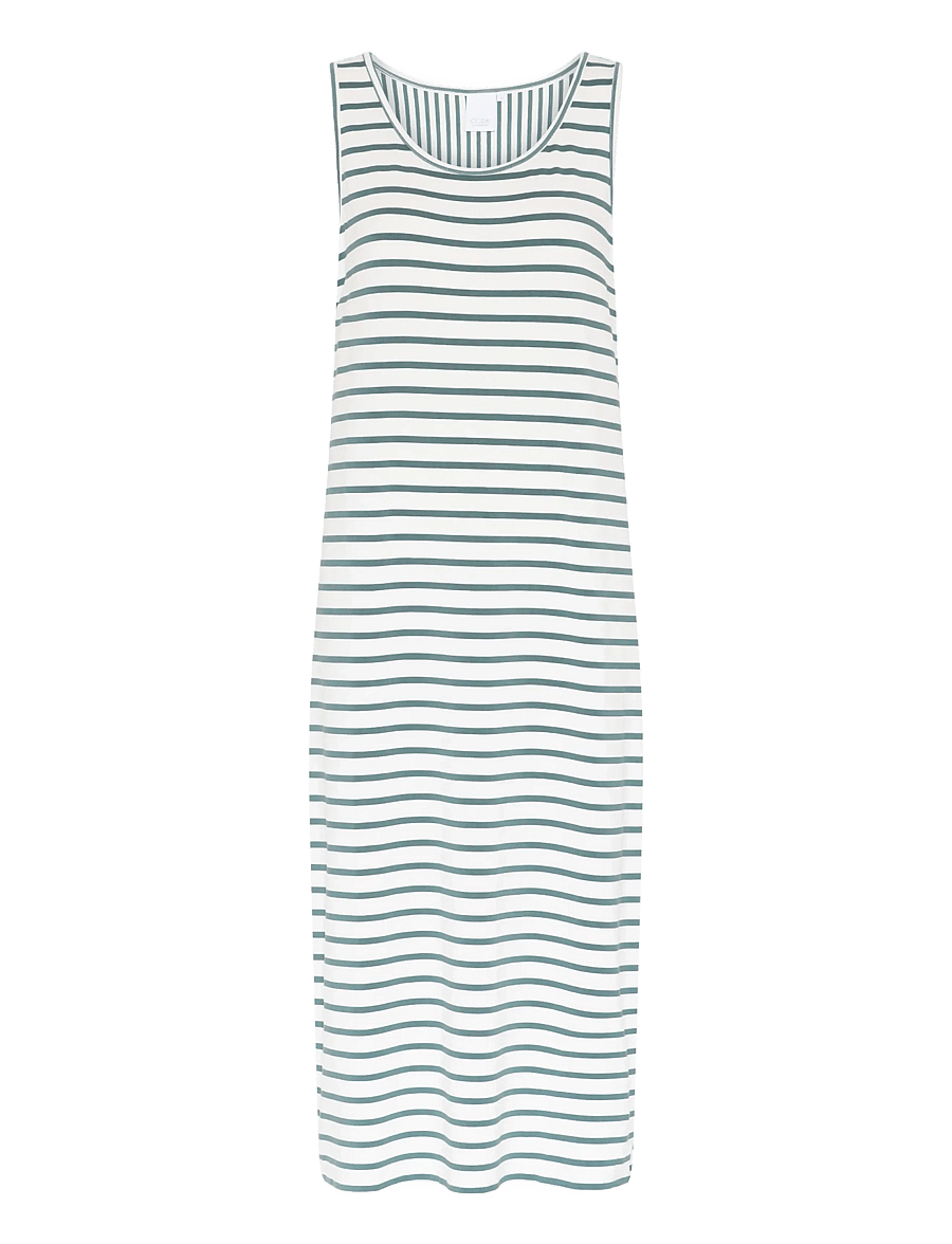 CCDK Copenhagen - Anna Strap Dress - Öösärgid - sagebrush green stripe - 1
