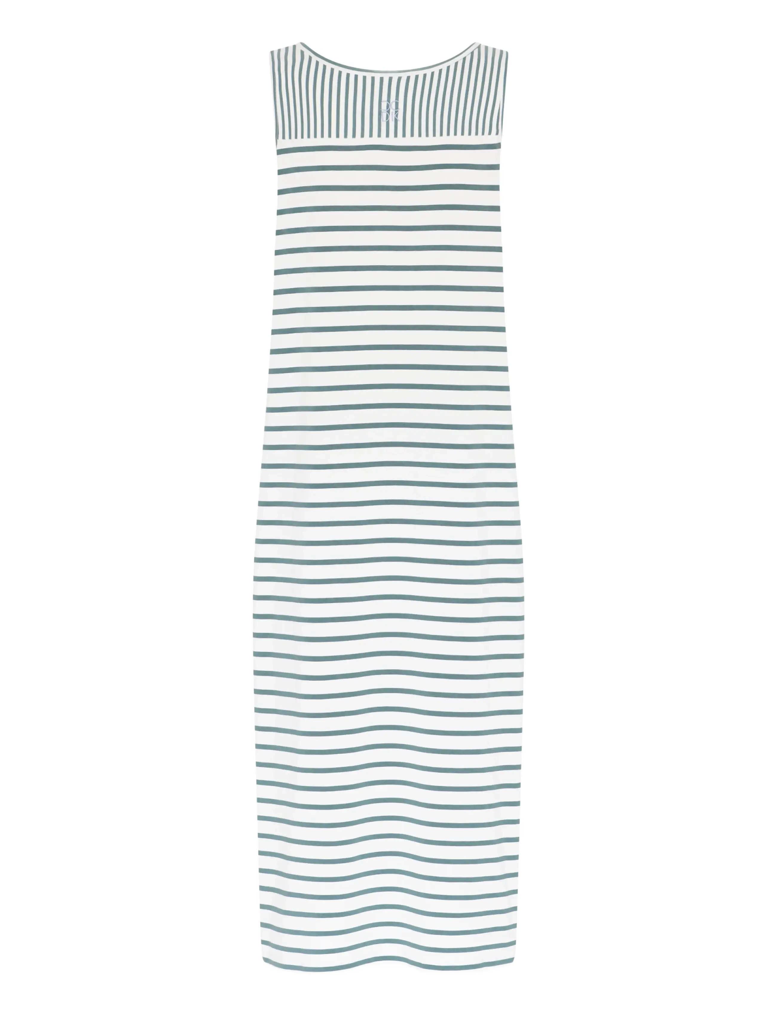 CCDK Copenhagen - Anna Strap Dress - sagebrush green stripe - 2