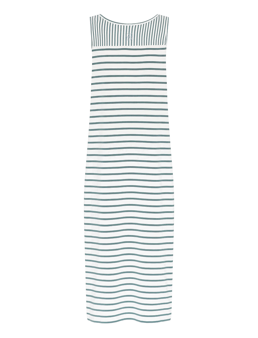 CCDK Copenhagen - Anna Strap Dress - Öösärgid - sagebrush green stripe - 2