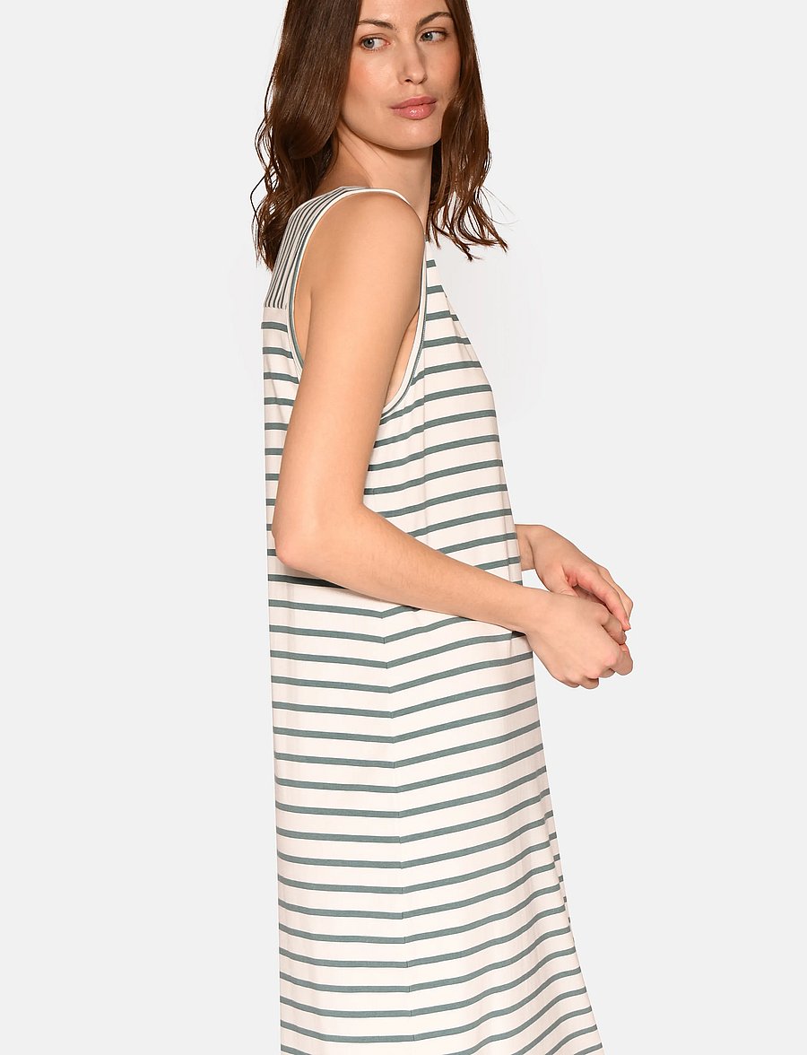 CCDK Copenhagen - Anna Strap Dress - Öösärgid - sagebrush green stripe - 4