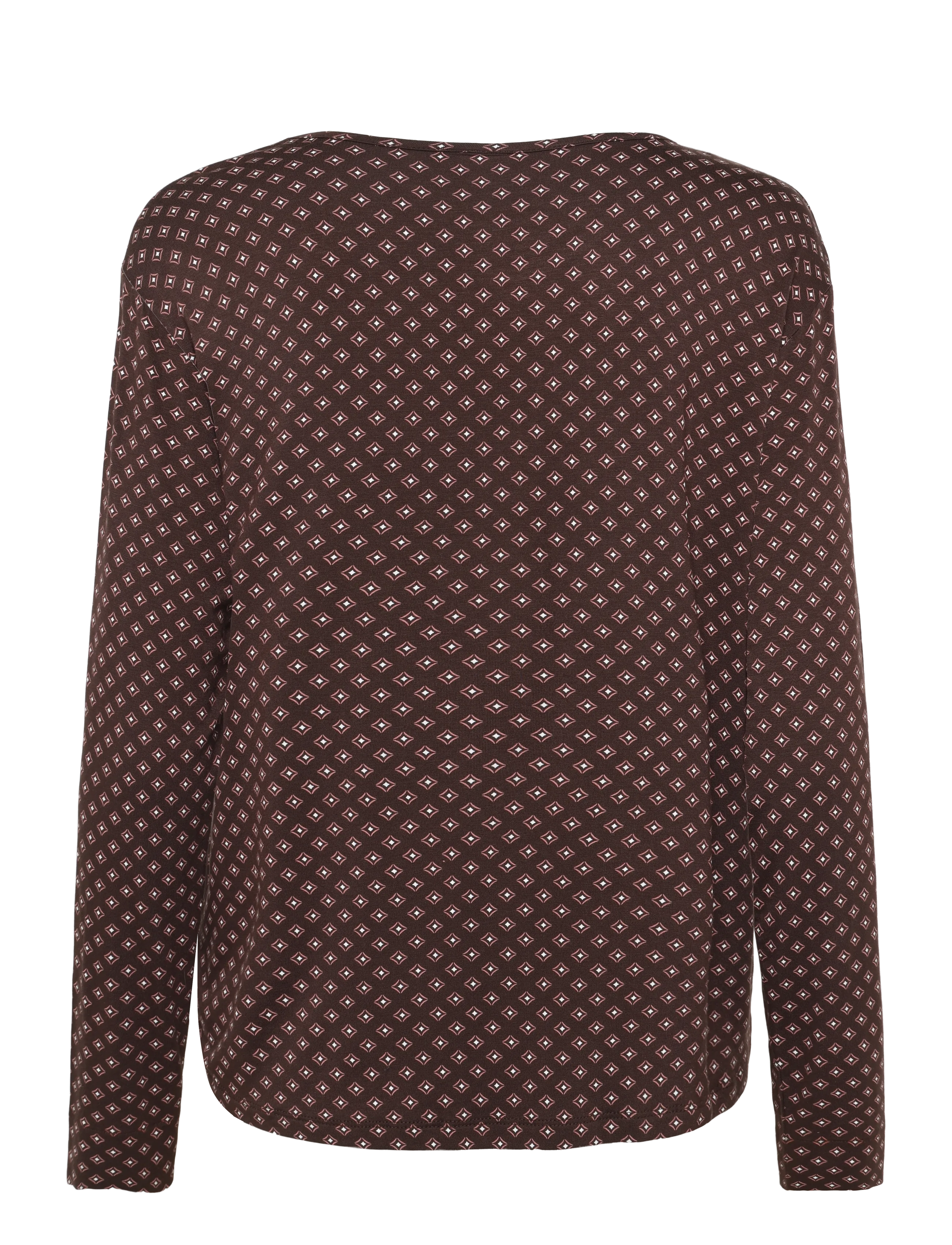 CCDK Copenhagen - Nisha Longsleeved T-shirt - laveste priser - seal brown aop - 2