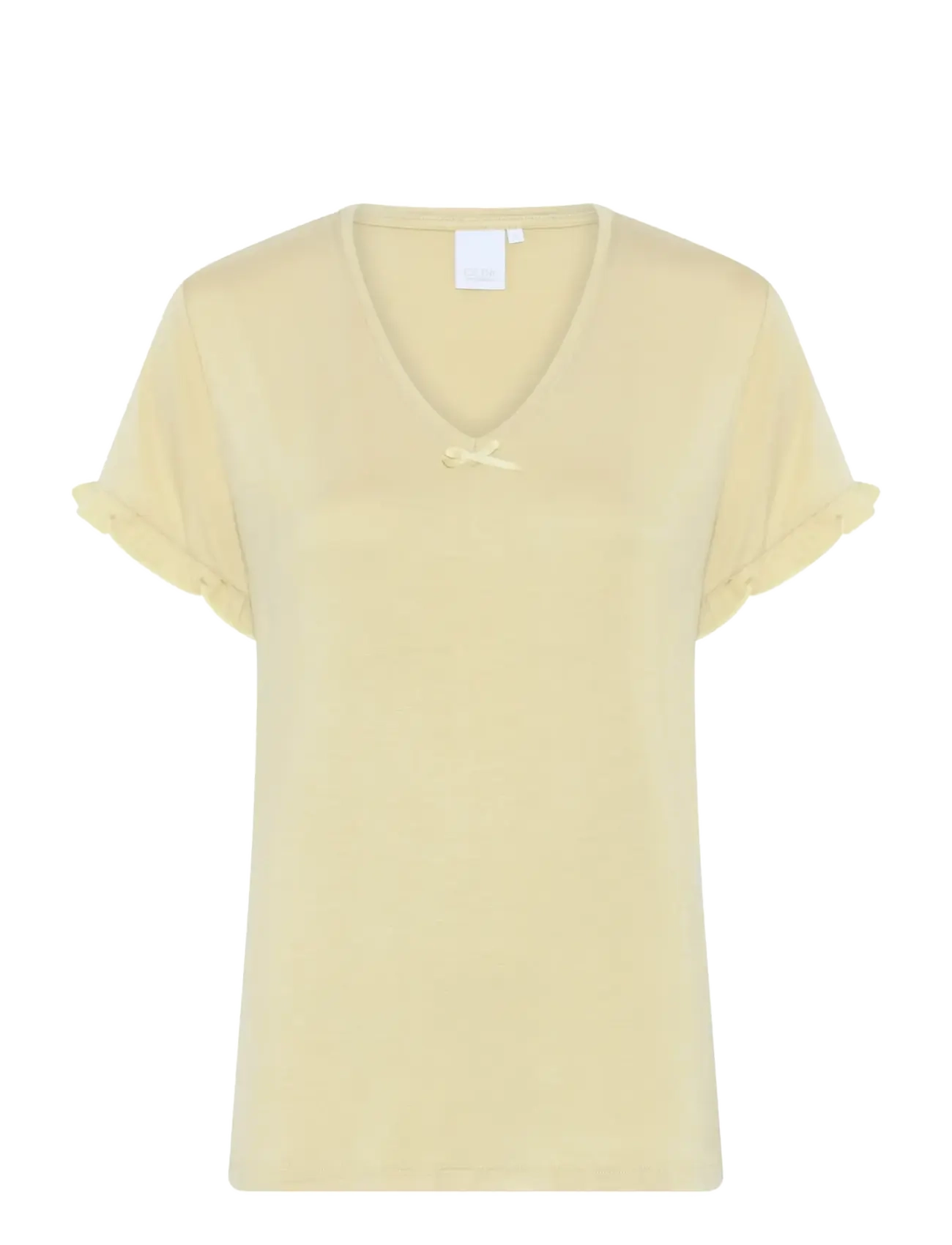 CCDK Copenhagen Jordan Frill T-shirt - Topit - HAY / yellow