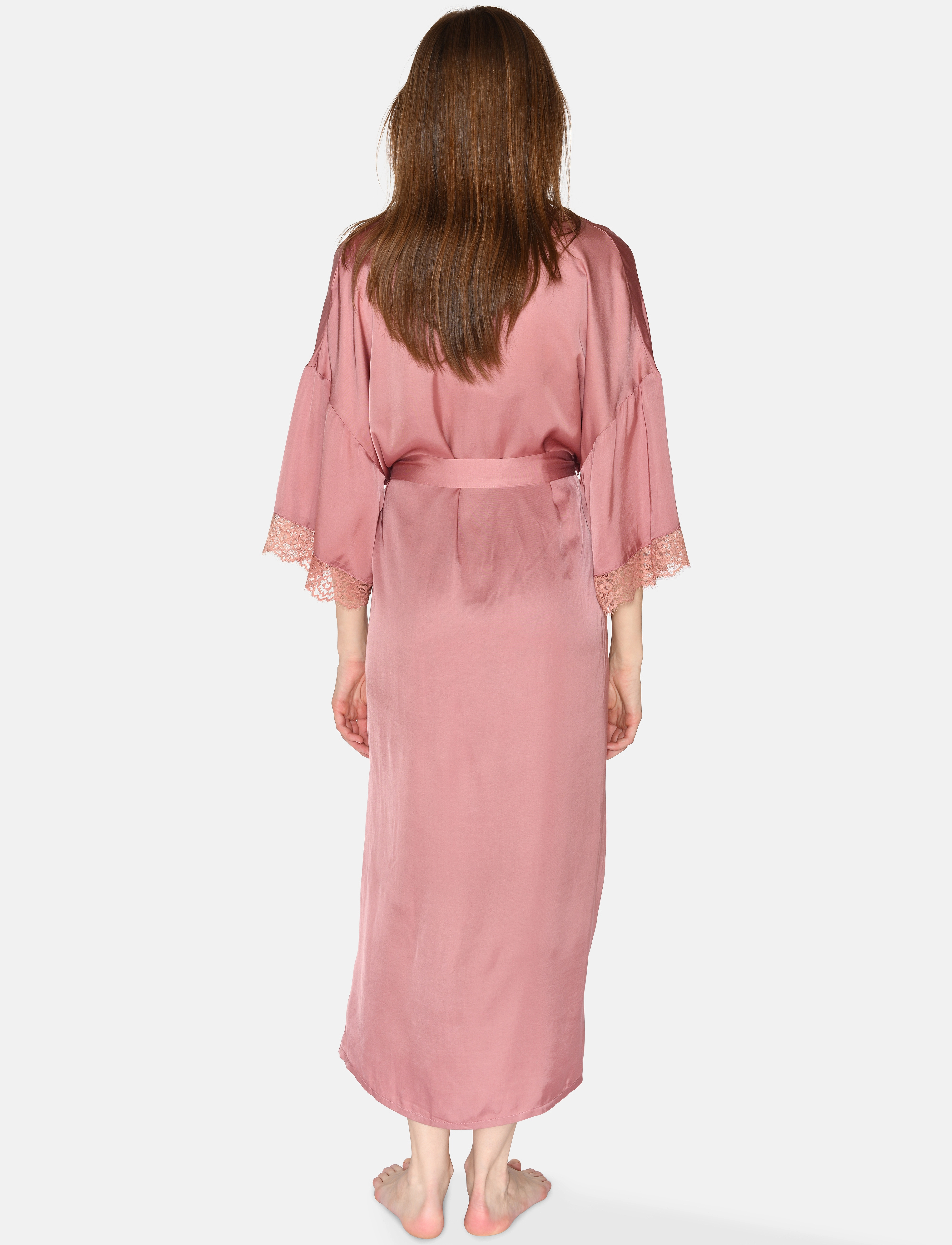 CCDK Copenhagen - Jeanette Long Kimono - old rose - 3