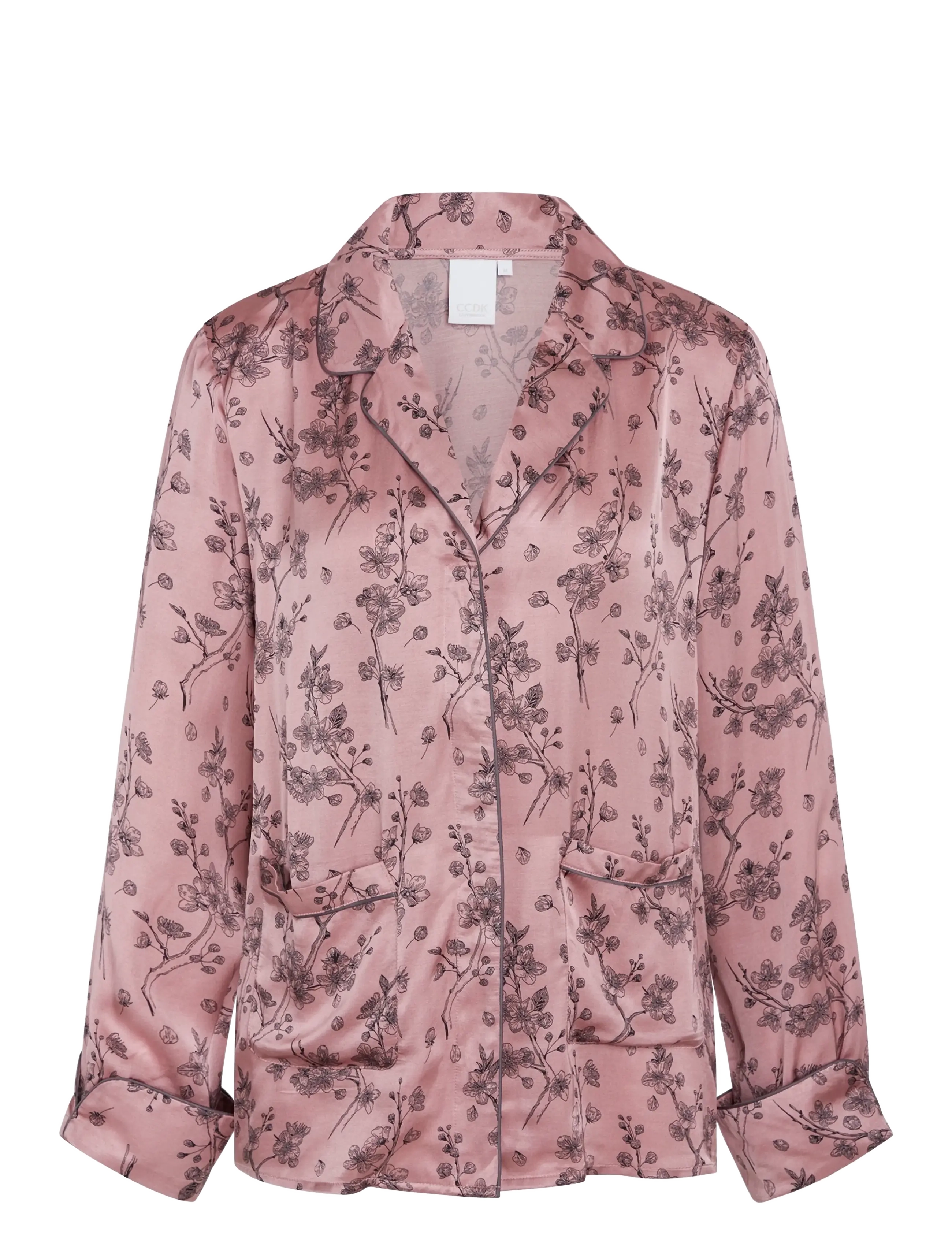 CCDK Copenhagen Josephine Shirt - Tops - OLD ROSE AOP / pink/rose